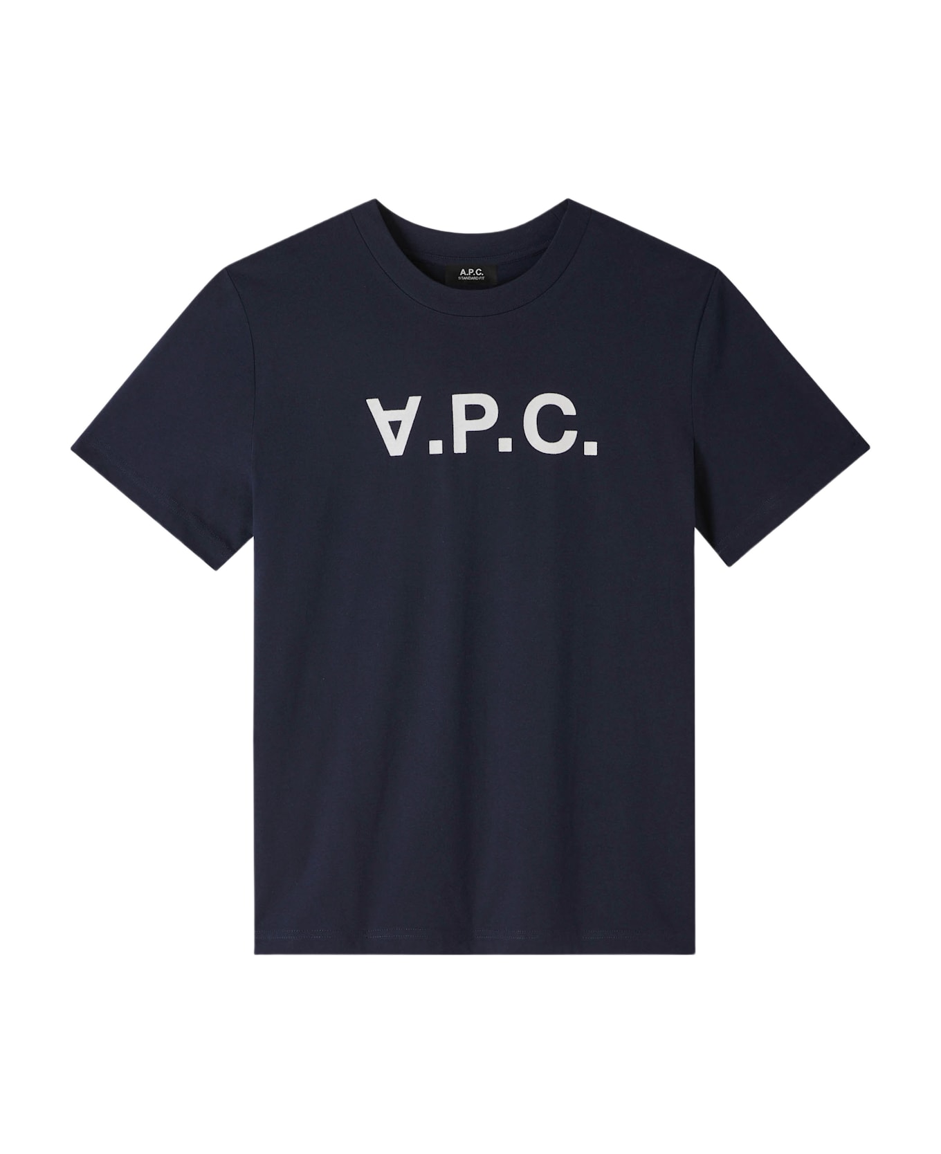 A.P.C. T Shirt Standard Grand Vpc - Tiq Dark Navy Ecru