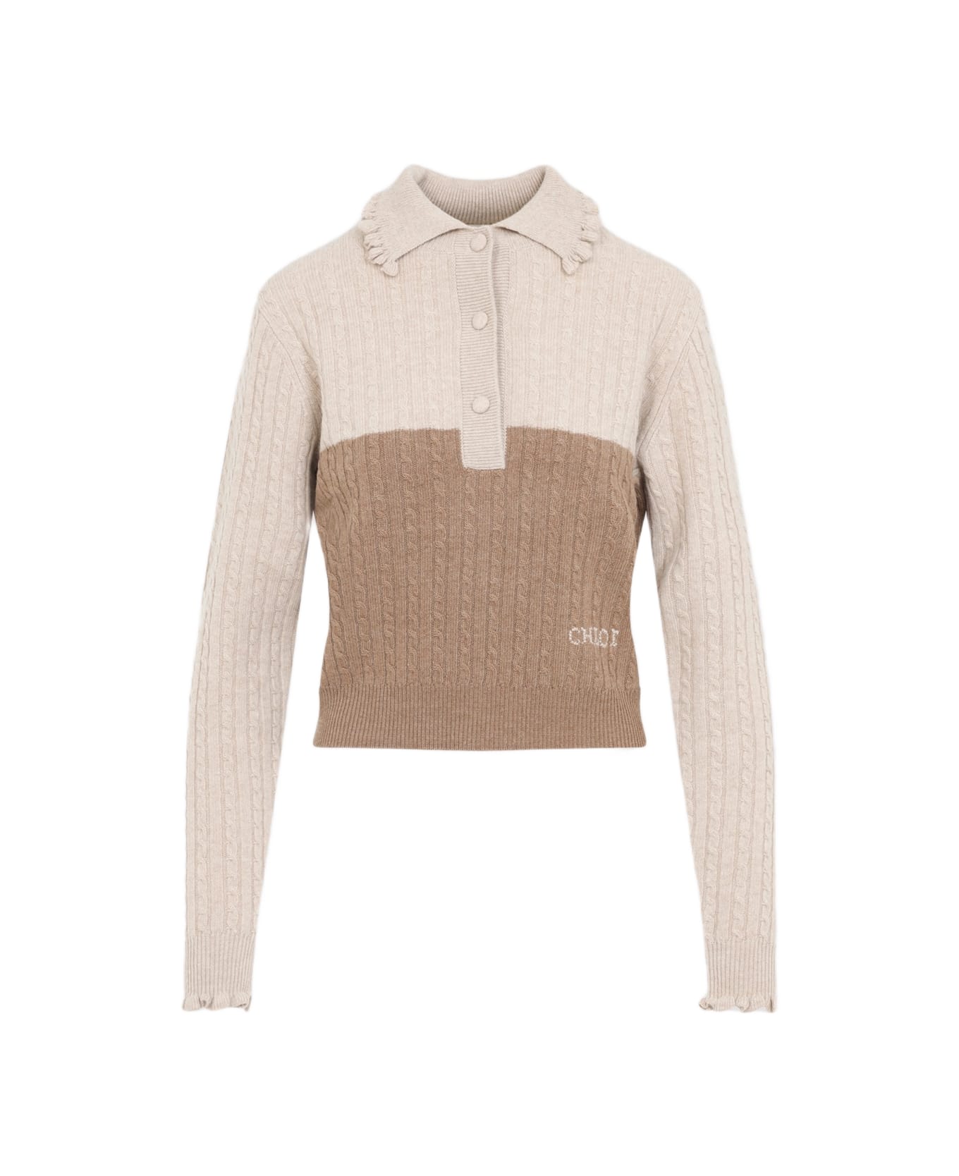Chloé Pullover - L Barley Brown