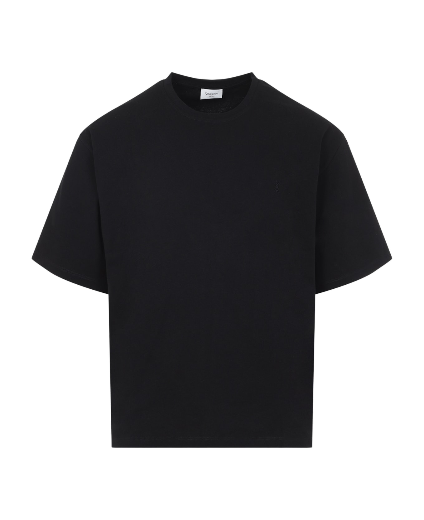 Saint Laurent Cotton T-shirt - Noir