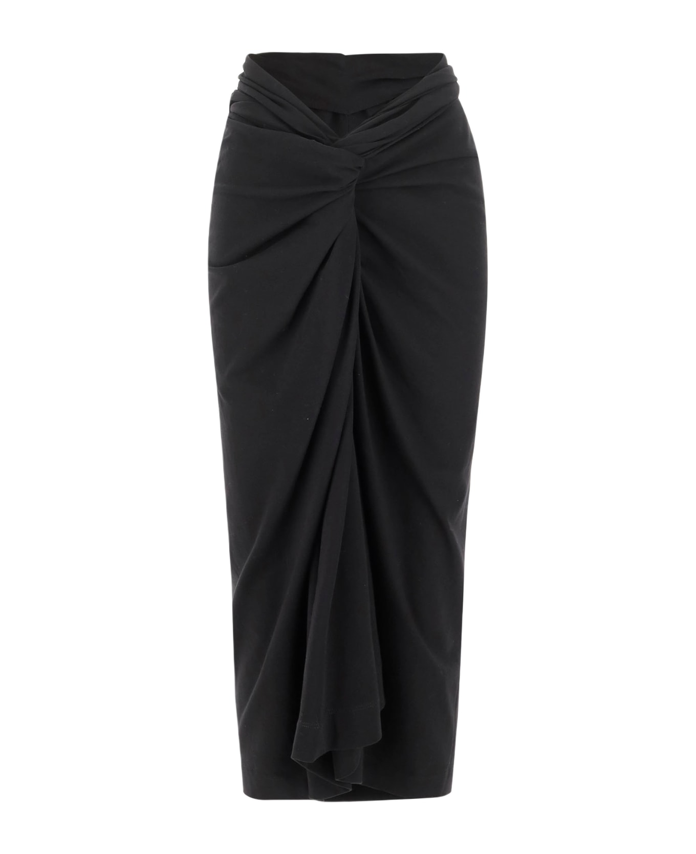 Dries Van Noten Long Cotton Skirt - Black