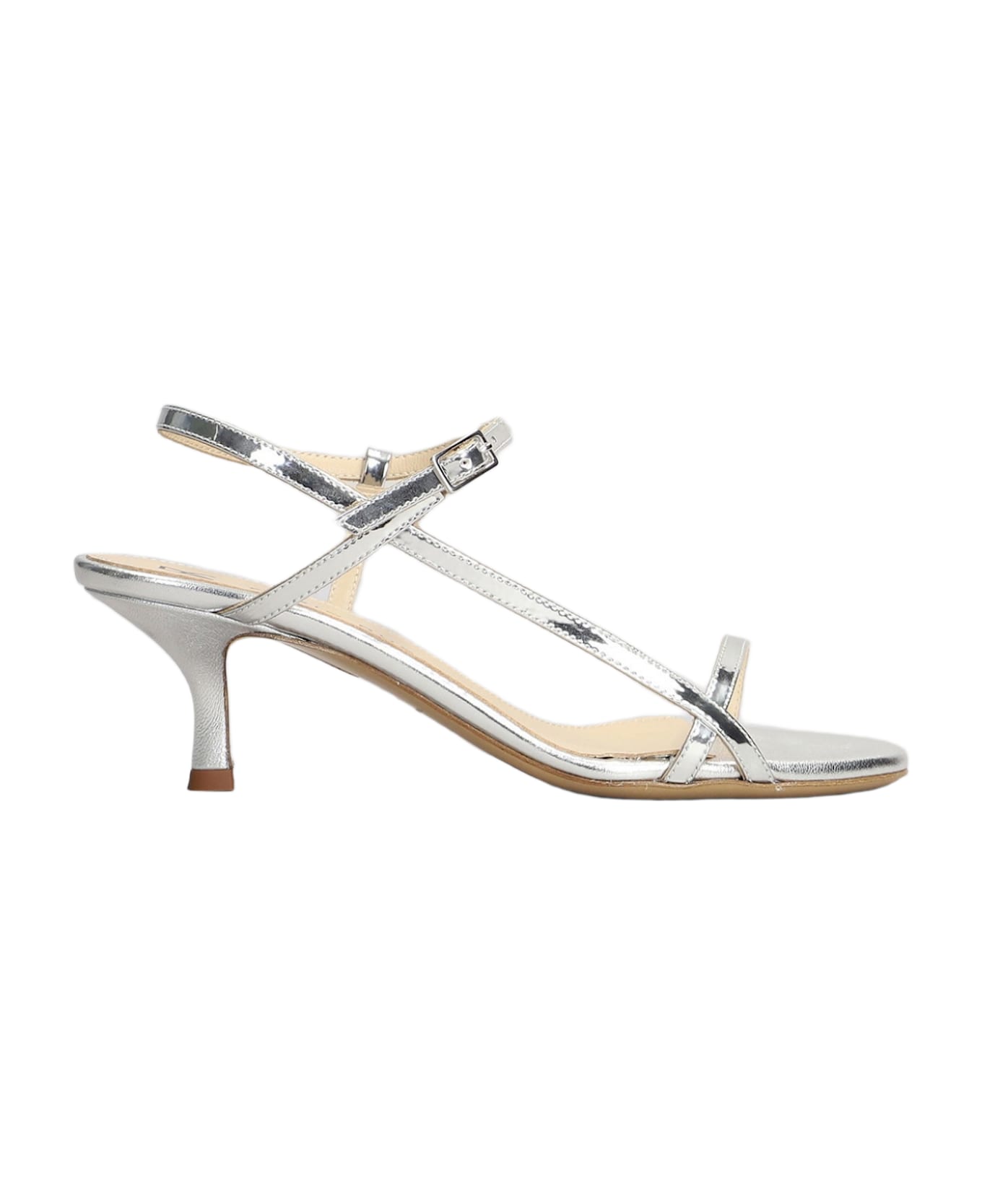 Fabio Rusconi Sandals In Silver Leather - silver