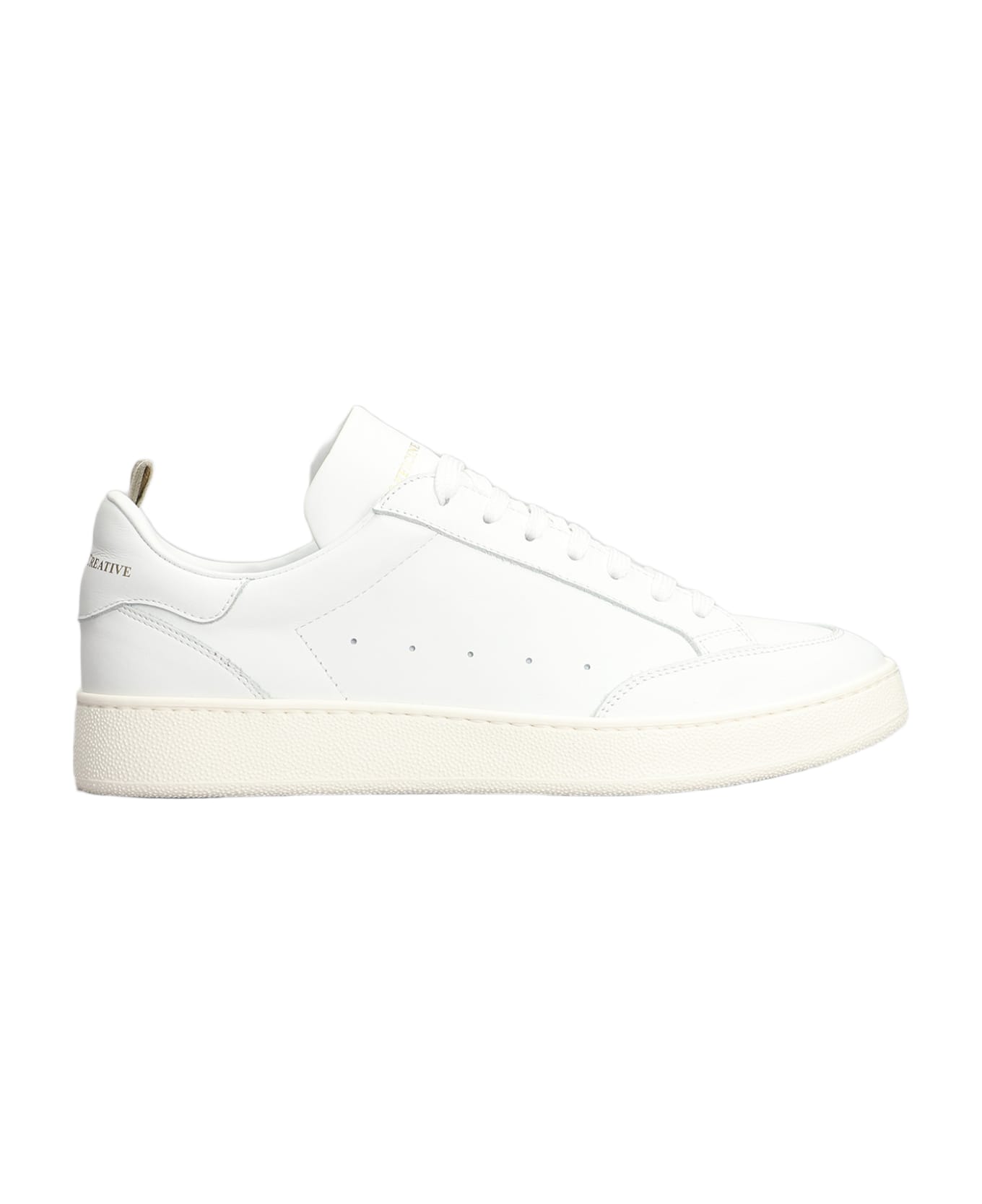 Officine Creative Mower Sneakers In White Leather - white スニーカー