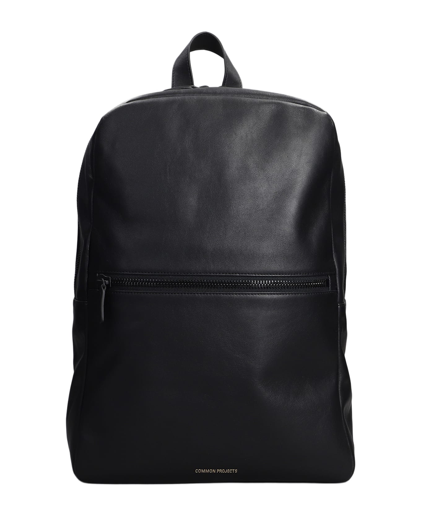 Common Projects Backpack In Black Leather - black