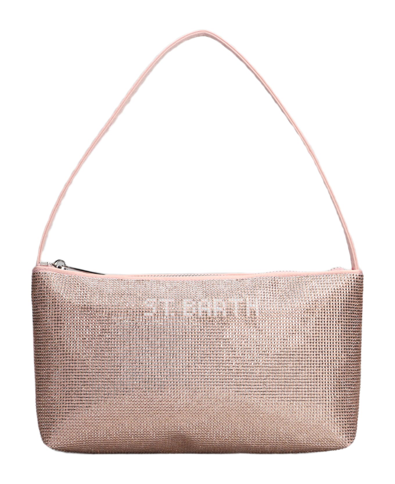 MC2 Saint Barth Strassy Shoulder Bag In Rose-pink Polyester - rose-pink