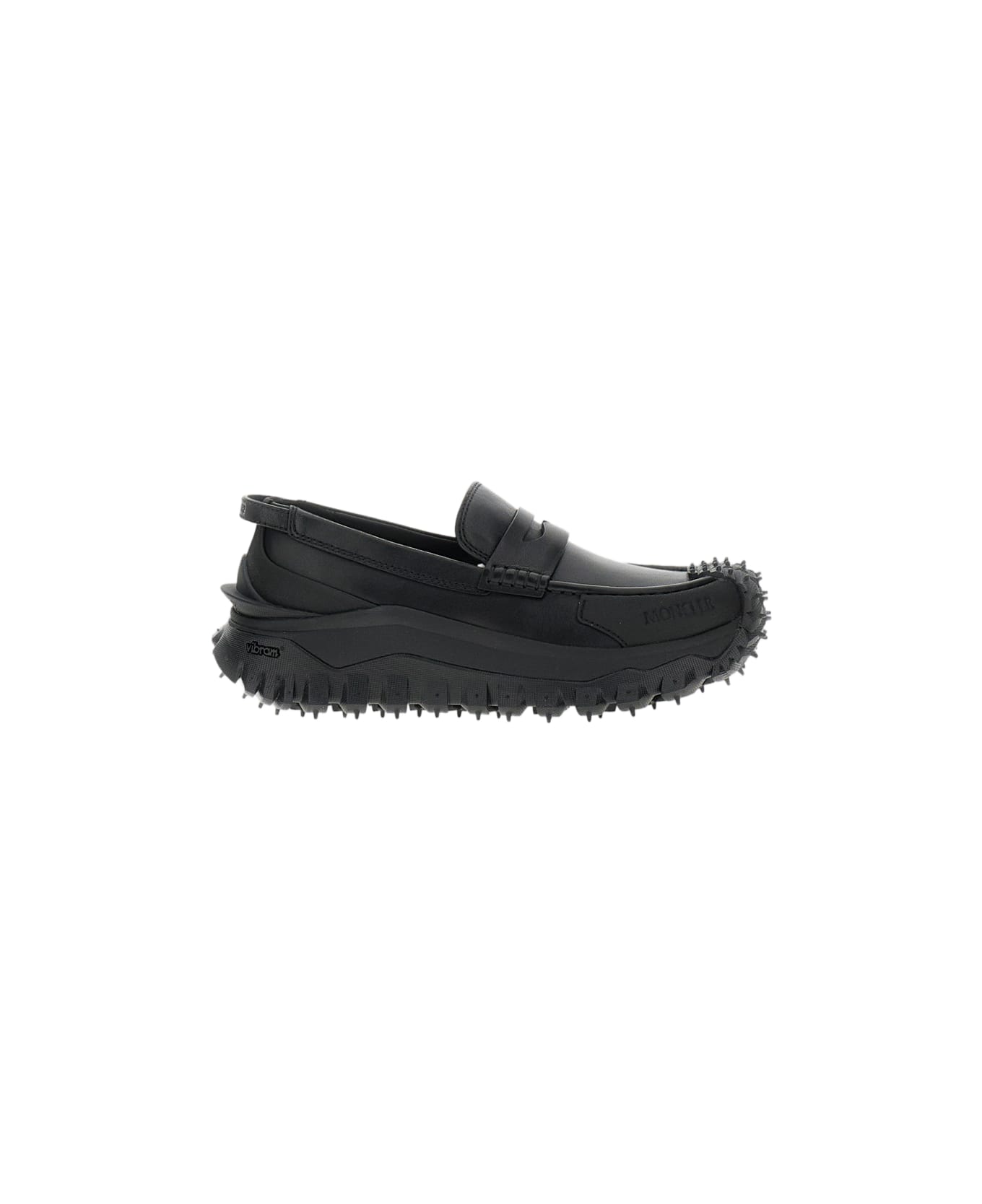 Moncler Trailgrip Loafers Shoes - Black
