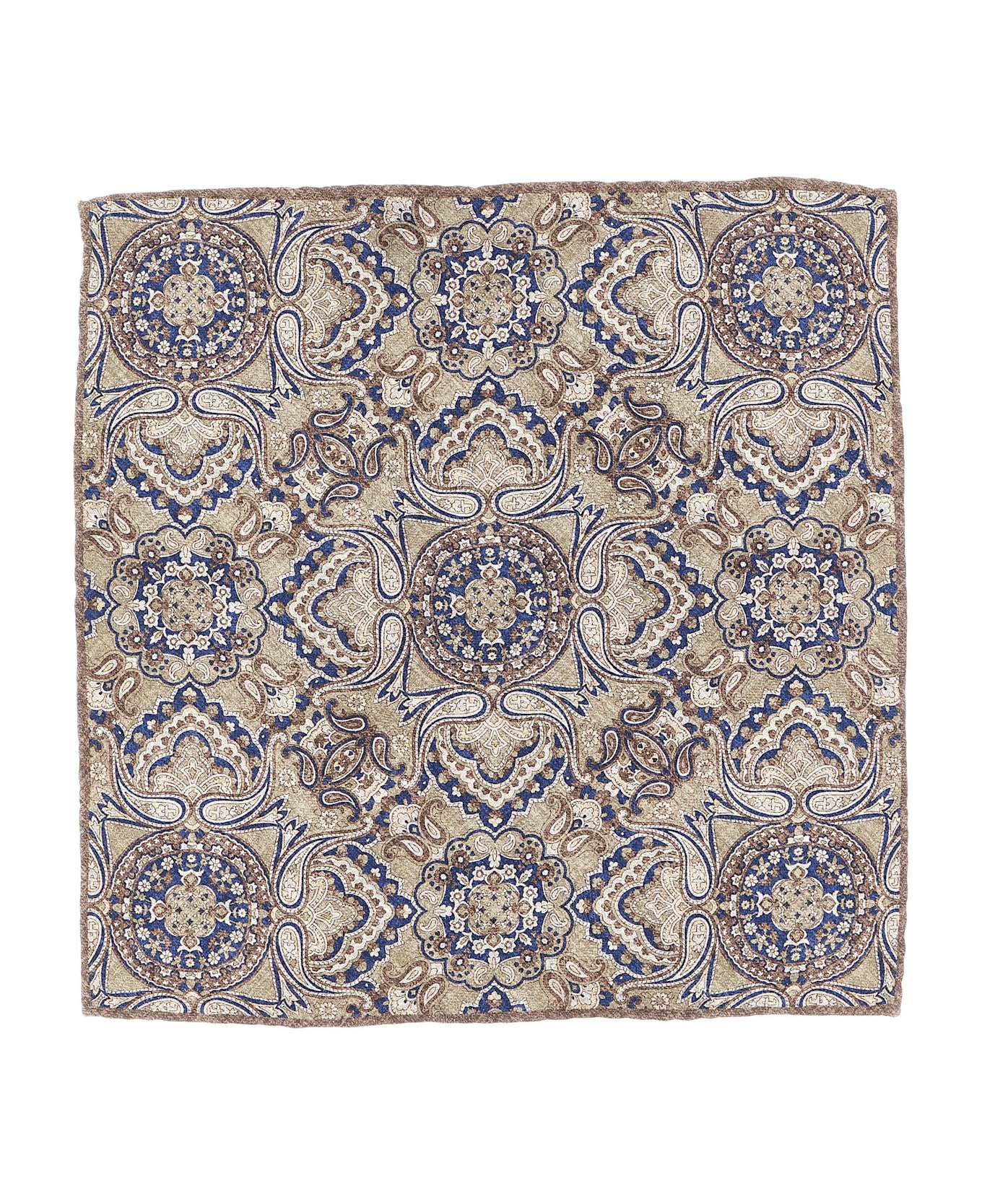 Brunello Cucinelli Double Face Silk Pocket Clutch - Multicolor