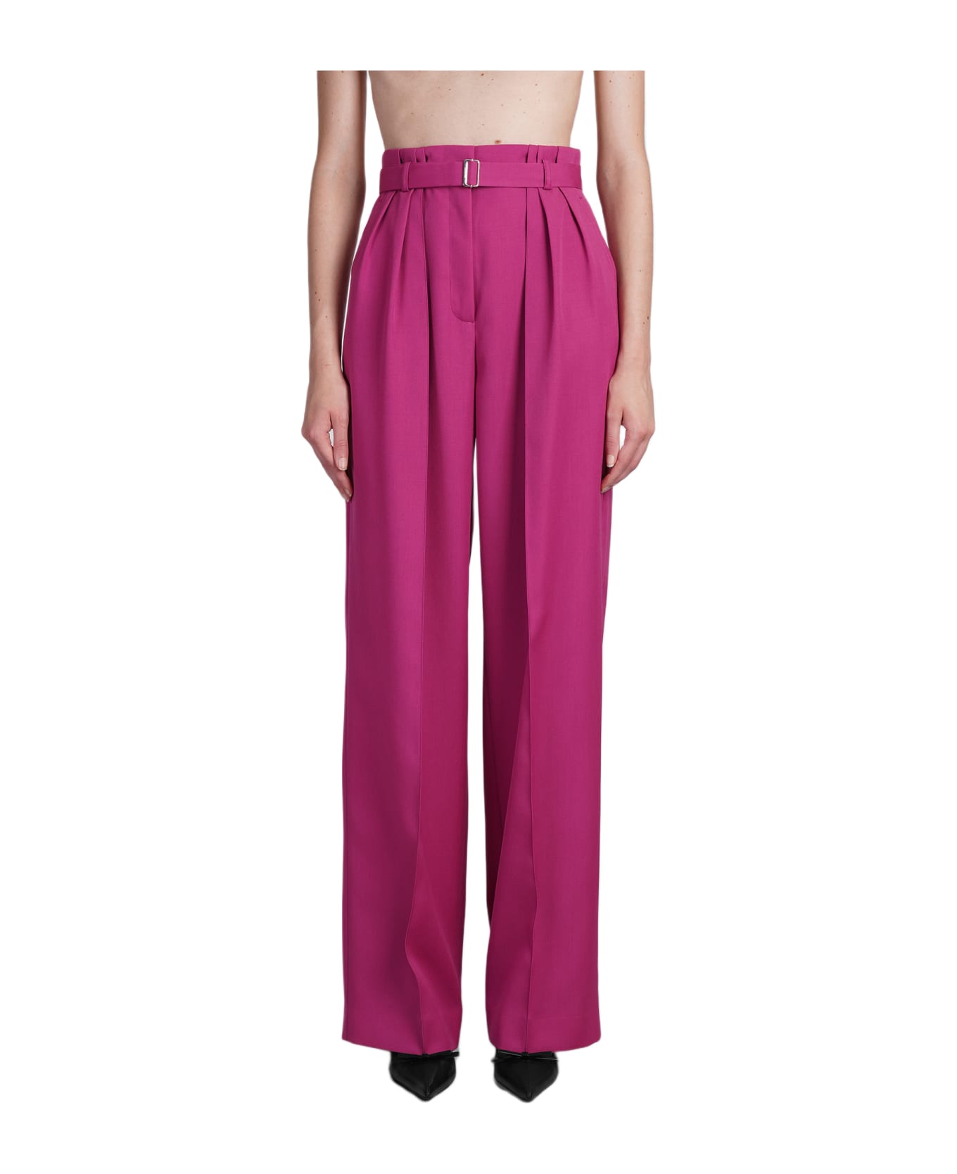 Lanvin Pants In Fuxia Wool - FUCHSIA