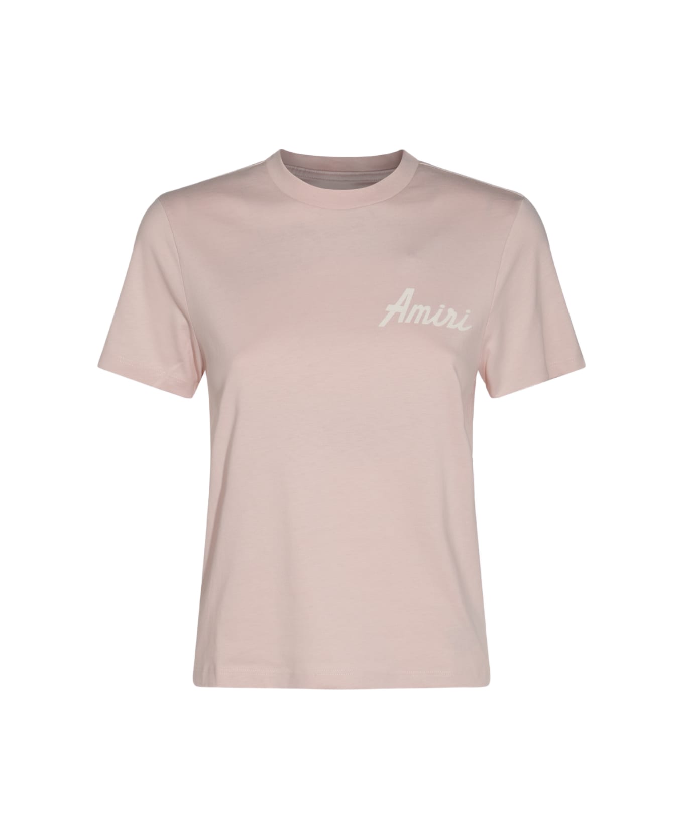 AMIRI Pink Cotton T-shirt - PALE PEACH
