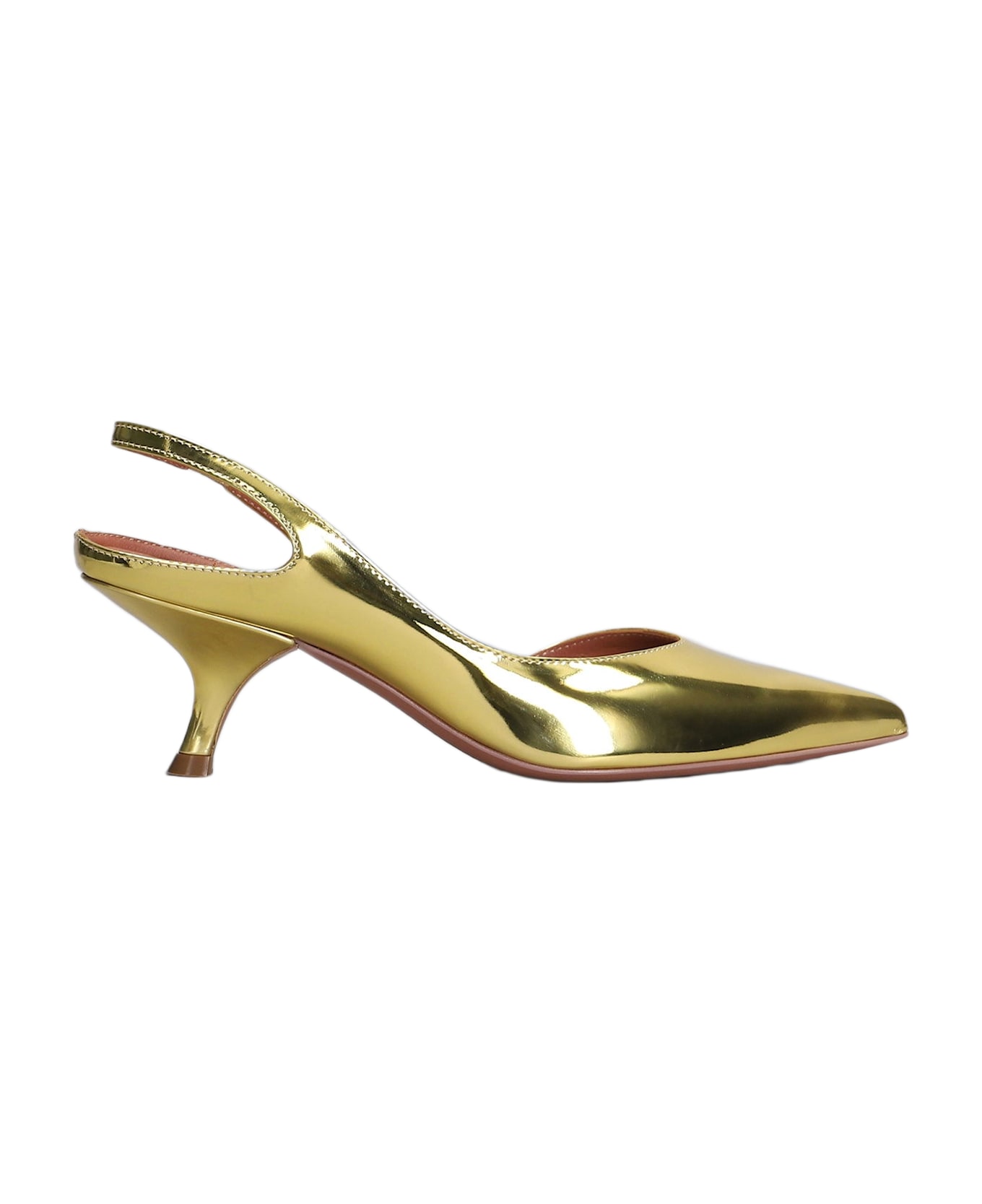 Aldo Castagna Mikaela Pumps In Gold Leather - gold