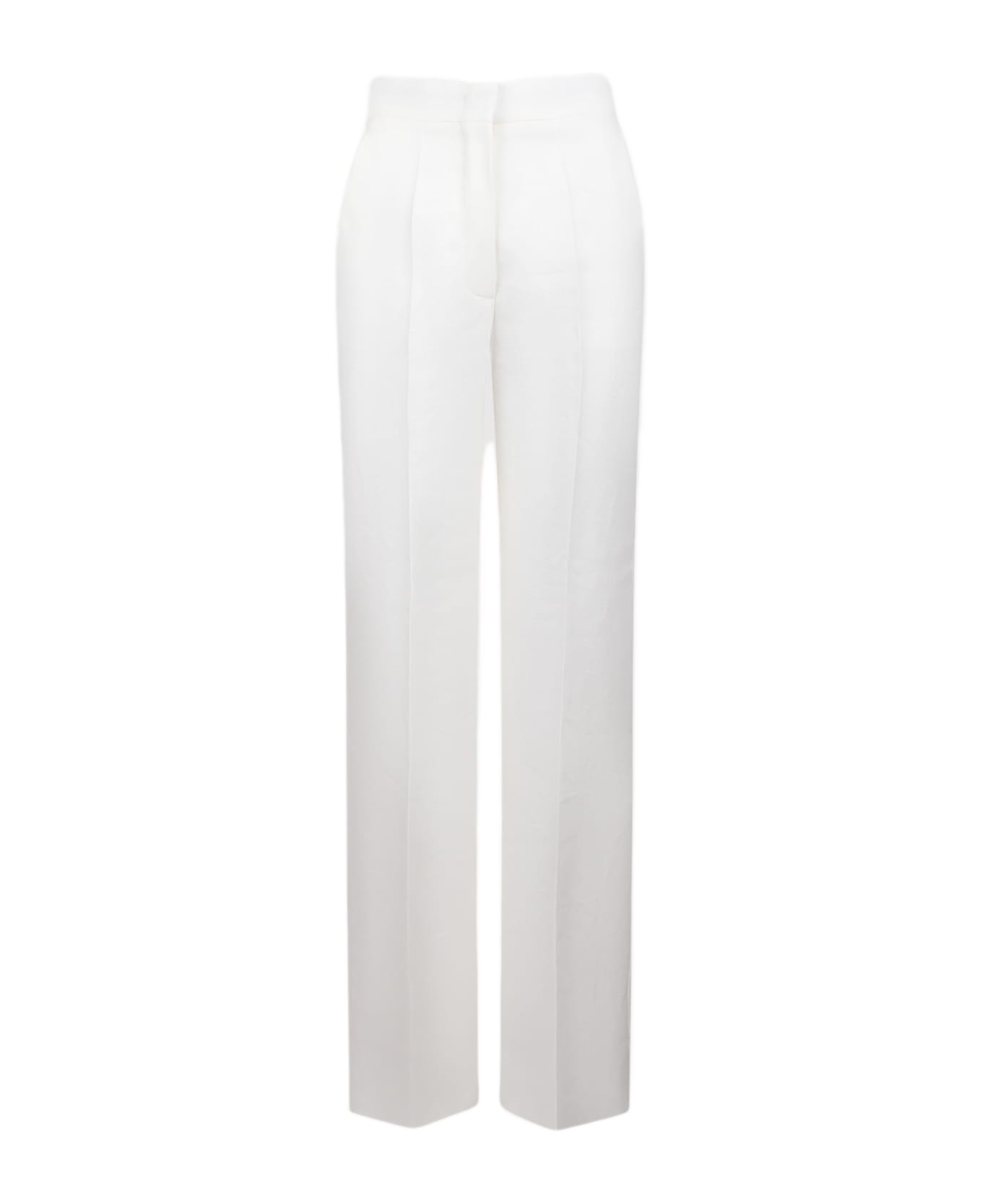 Max Mara Pure Linen Trousers - Black