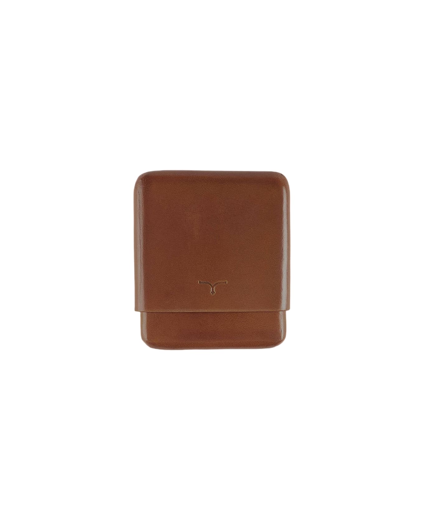 Larusmiani Cigarette Case Cover Reyes Del Morro Ten  - SaddleBrown