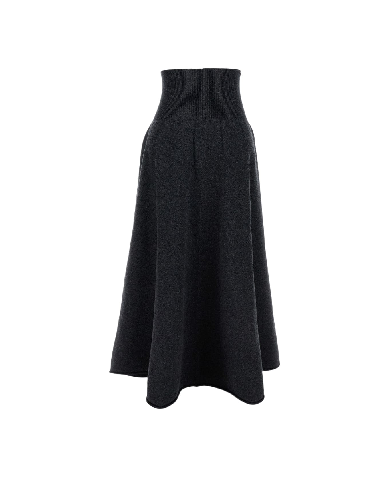 Extreme Cashmere Cashmere Midi Skirt - Grey
