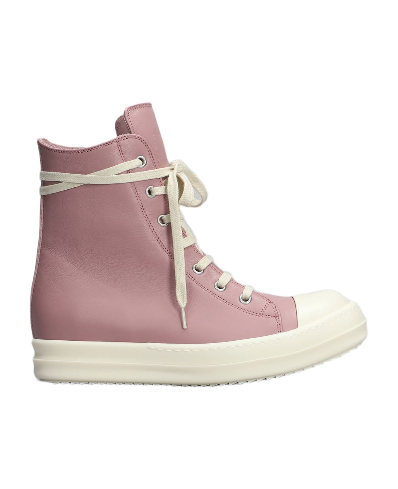 Rick Owens Leather Sneaker - PINK