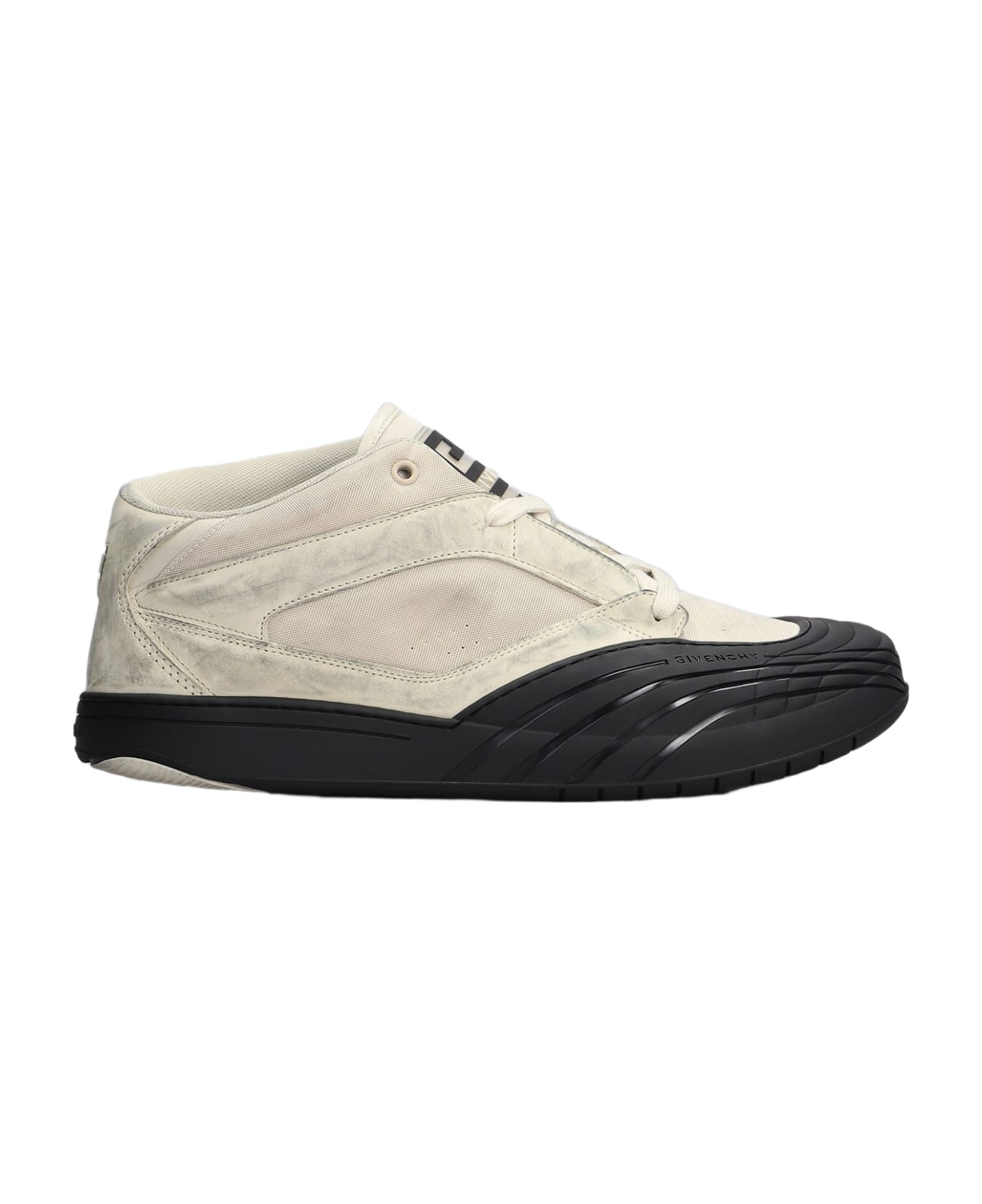 Givenchy Sneakers In Beige Leather - beige