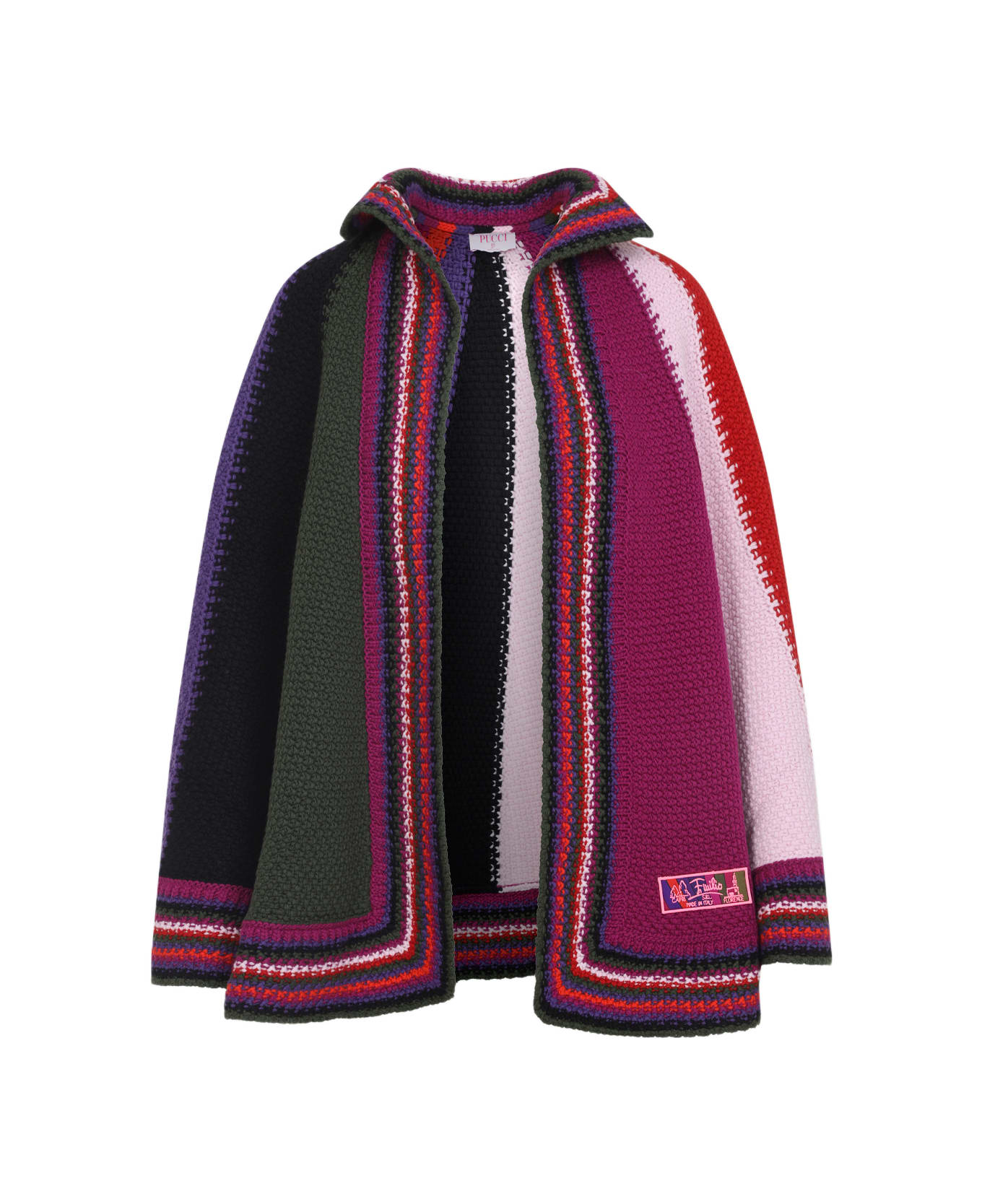 Pucci Wool Cape - Multicolor