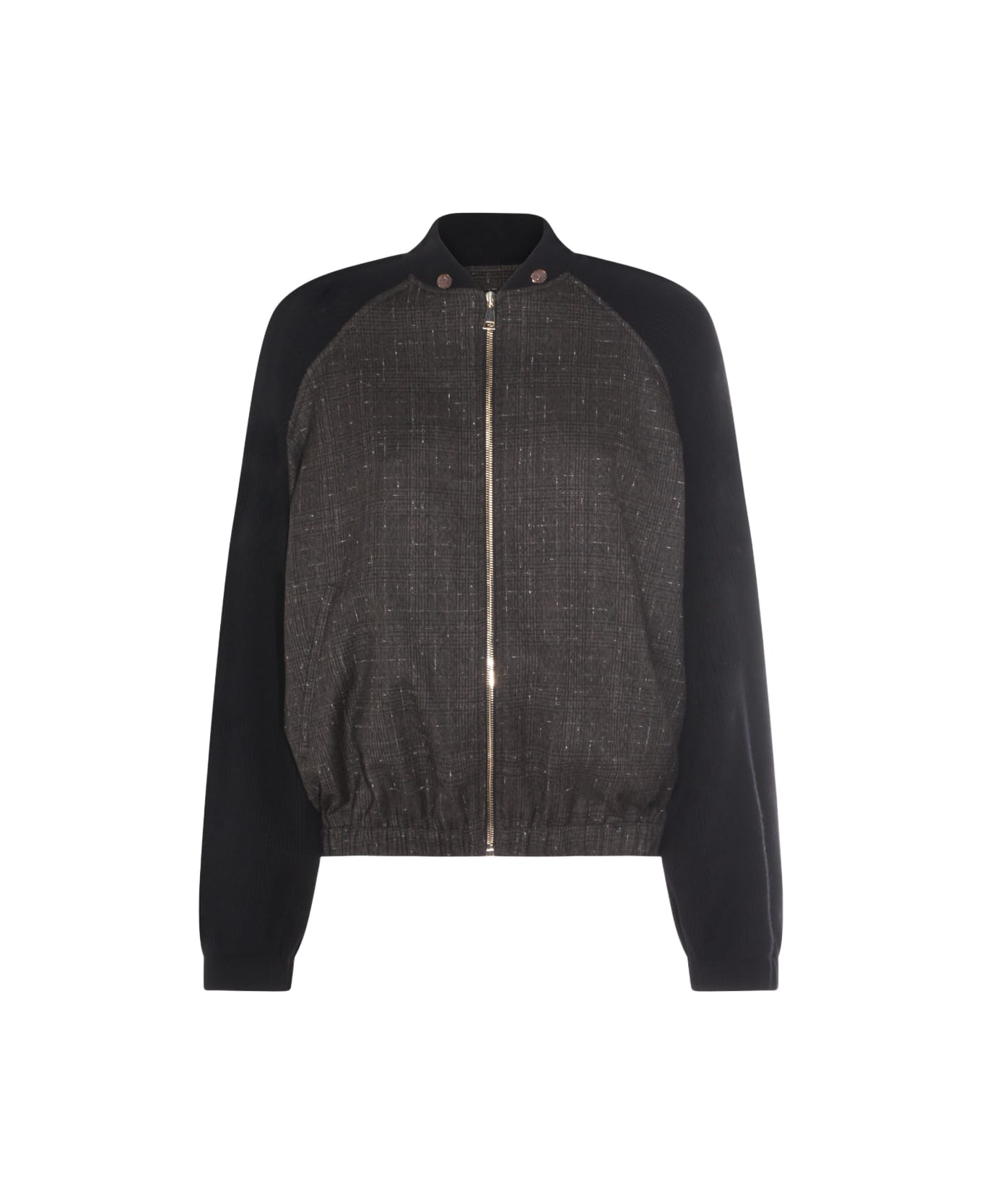 Fabiana Filippi Black Wool Casual Jacket