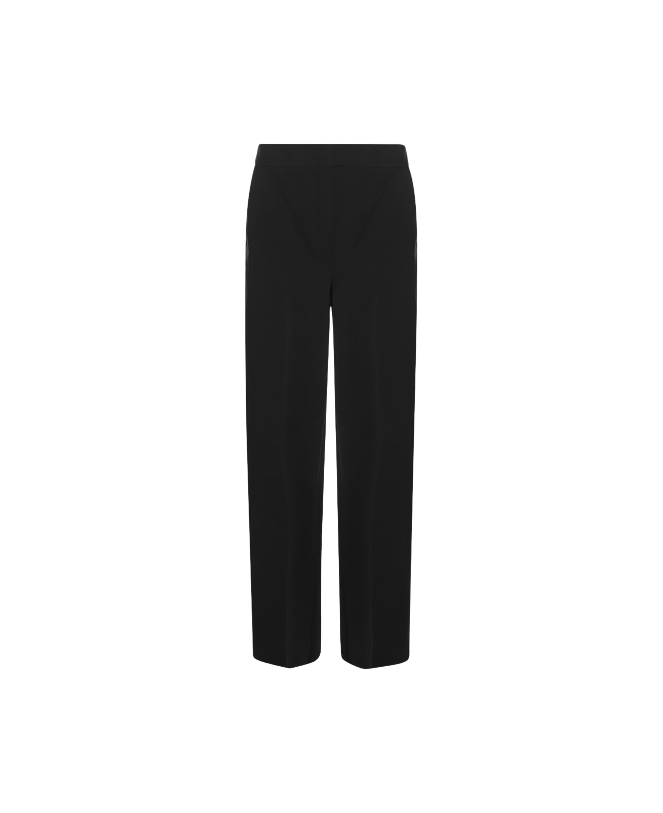 Max Mara Black Orche Cotton Pants - Black