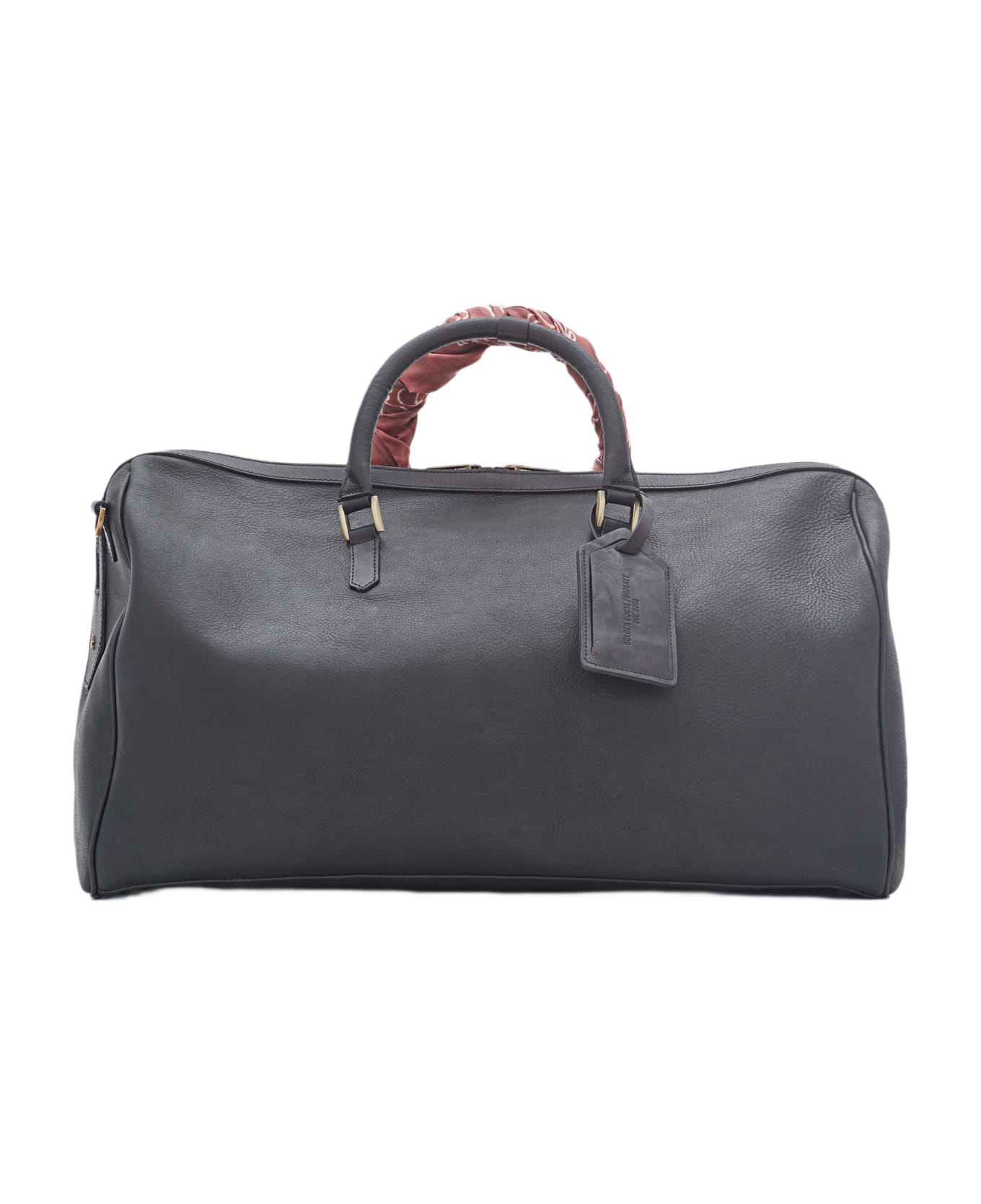 Golden Goose Duffle Bag Smooth Calfskin Leather - Black トラベルバッグ