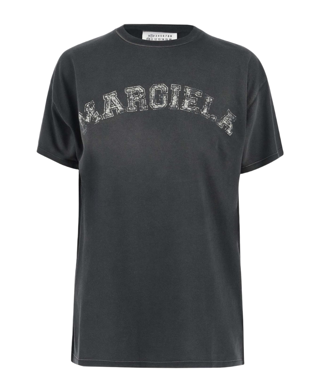 Maison Margiela T-shirt With Logo - Grey Tシャツ