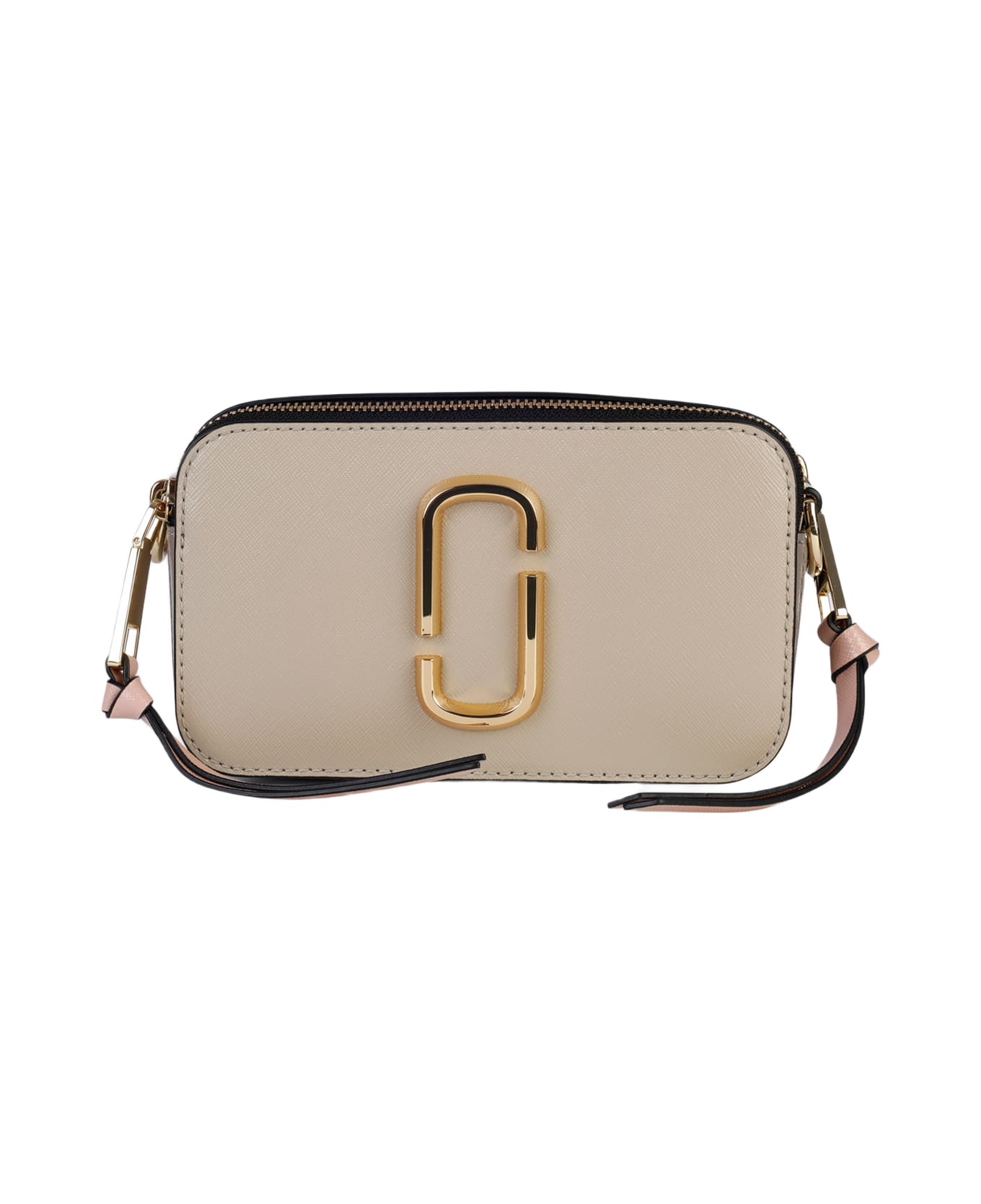 Marc Jacobs Grey Leather The Snapshot Crossbody Bag - KHAKI MULTI