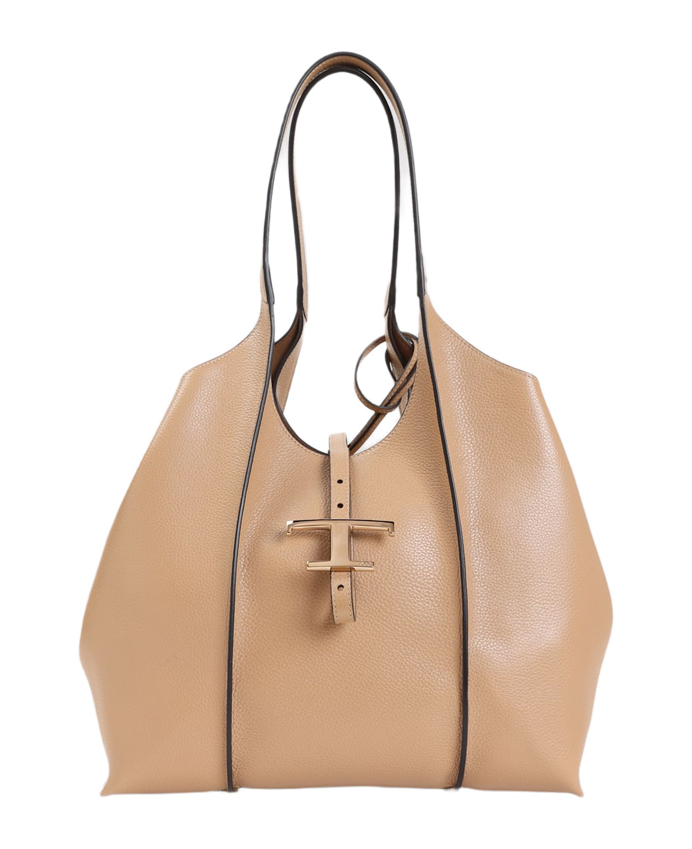 Tod
s T Timeless Shoulder Bag - Cammello Chiaro