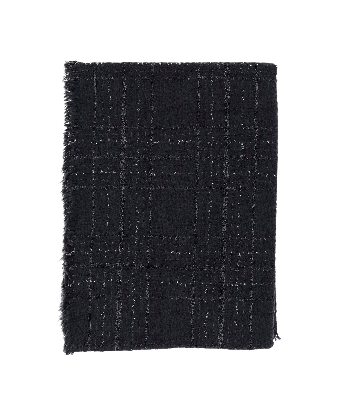 Faliero Sarti Adrienne Wool Blend Scarf - Black