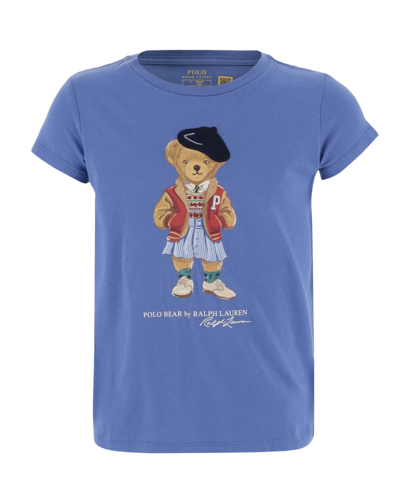 Ralph Lauren Cotton Polo Bear T-shirt - Blu