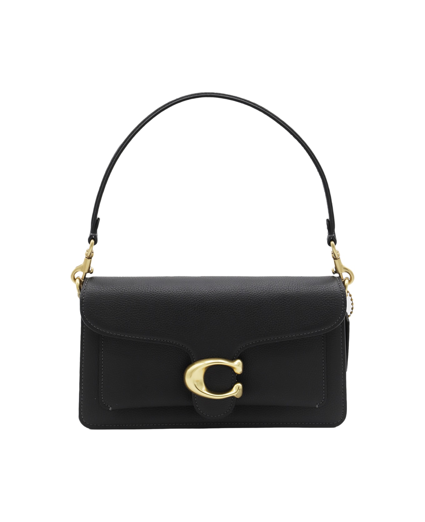 Coach Black Leather Tabby 26 Shoulder Bag - Black