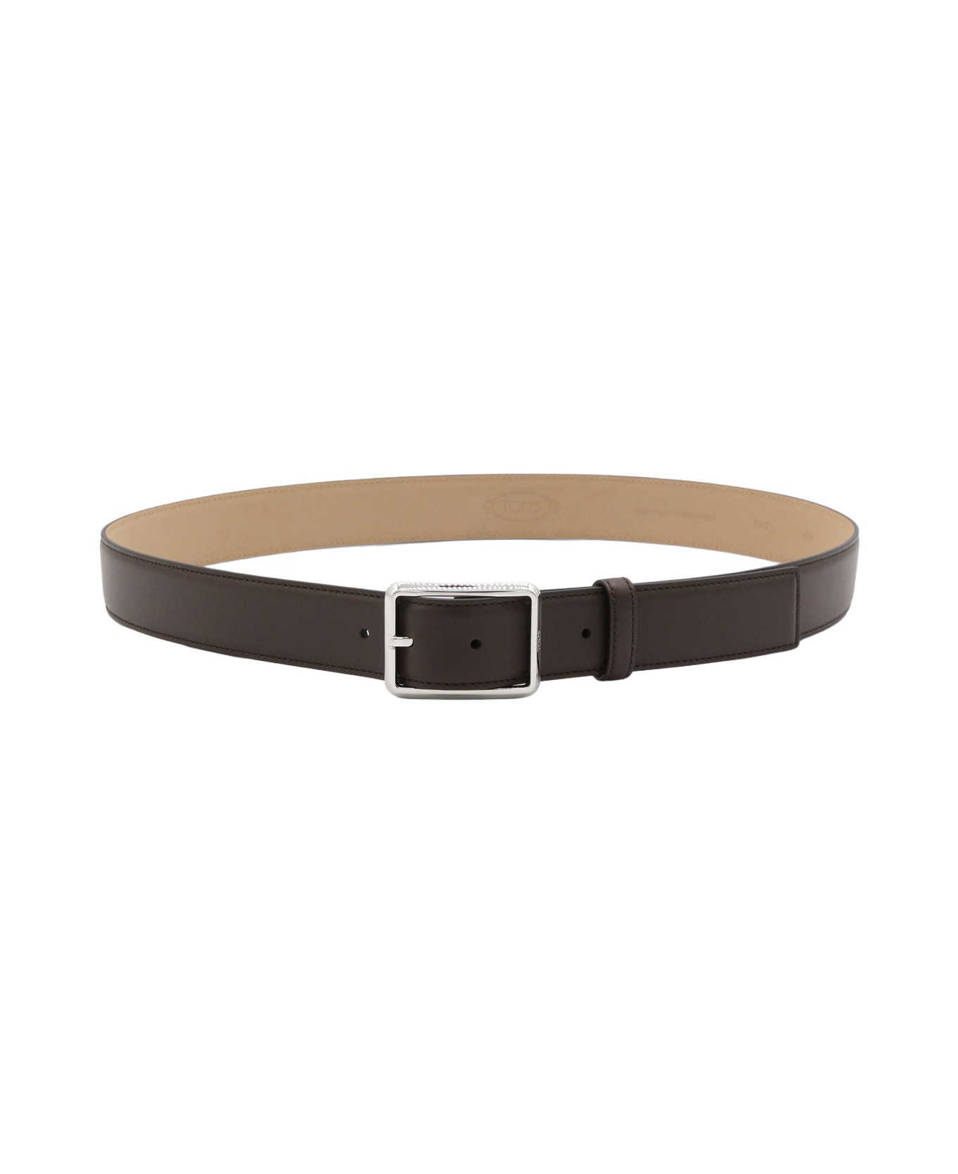 Tod's Brown Leather Belt - Brown