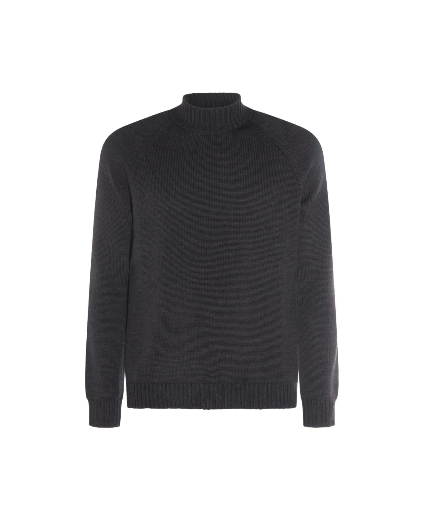 Zanone Black Wool Knitwear