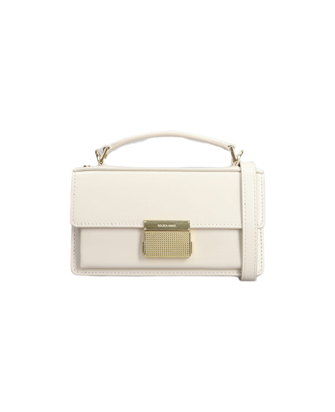 Golden Goose Venezia Leather Mini Crossbody Bag - beige