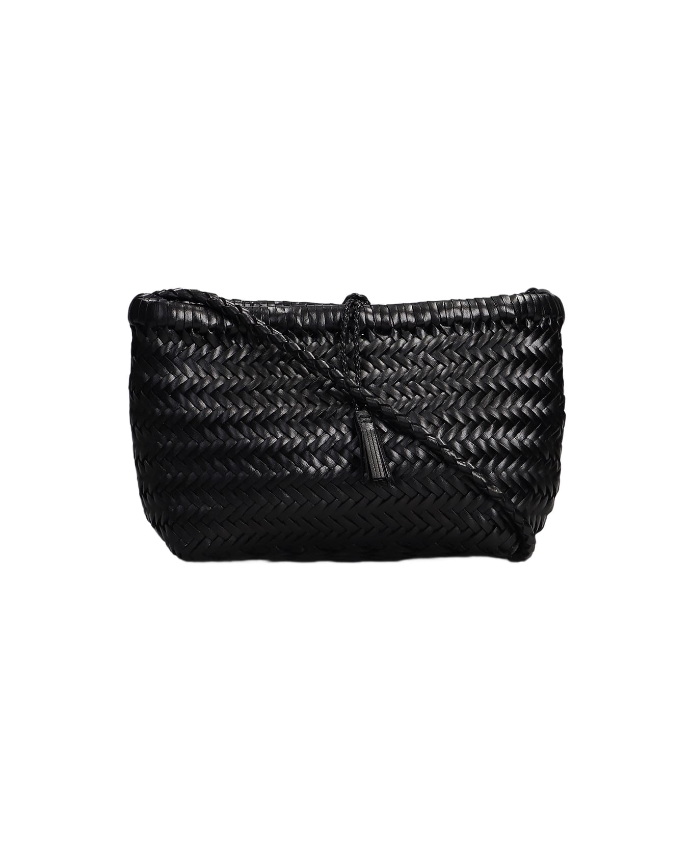 Dragon Diffusion Minsu Mini Basket Hand Bag In Black Leather - black