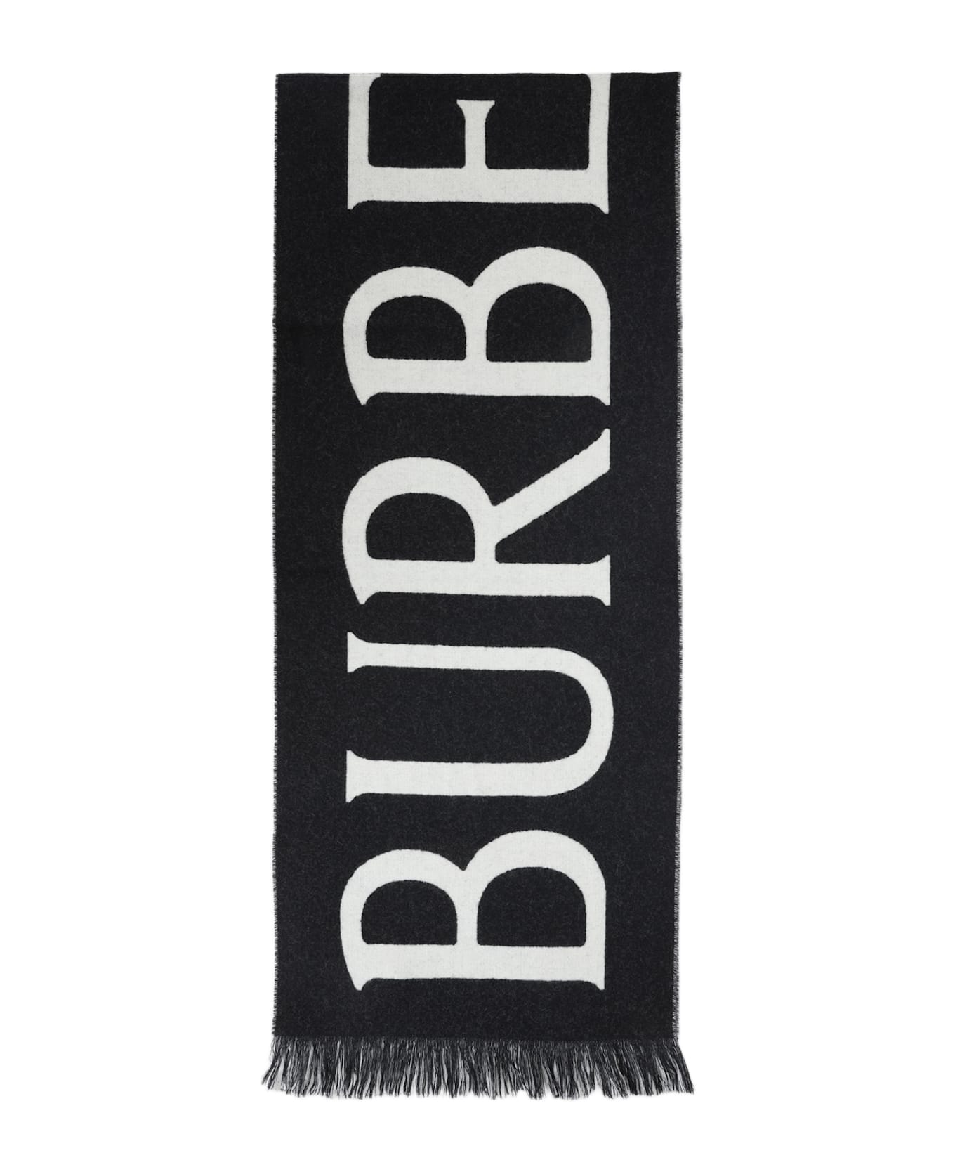 Burberry Logo Scarf - Black Calico