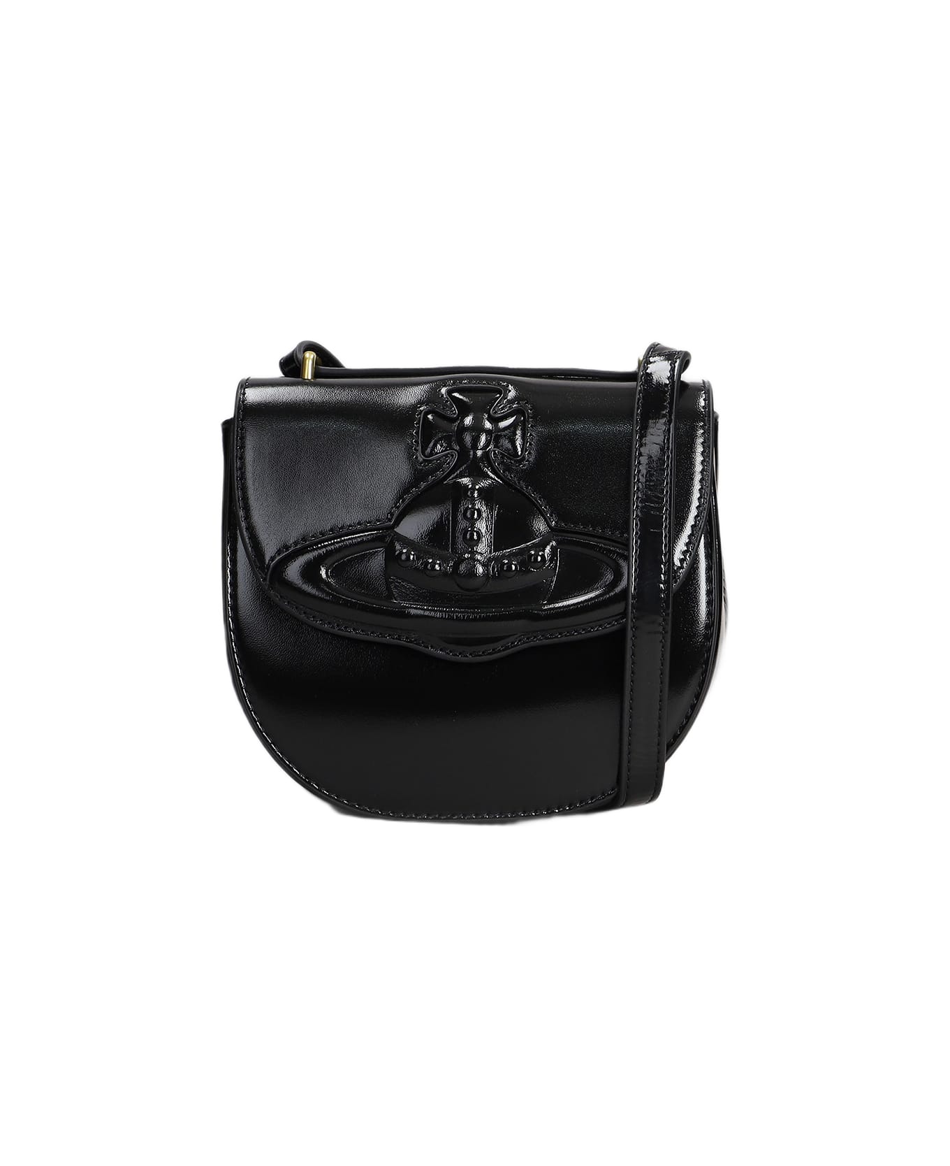 Vivienne Westwood Jodie Shoulder Bag In Black Leather - black