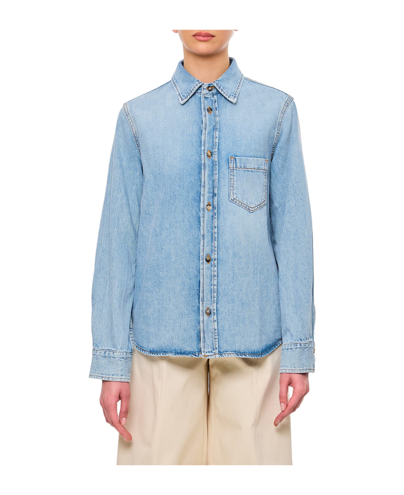 Haikure Blue Acqua Shirt - Clear Blue