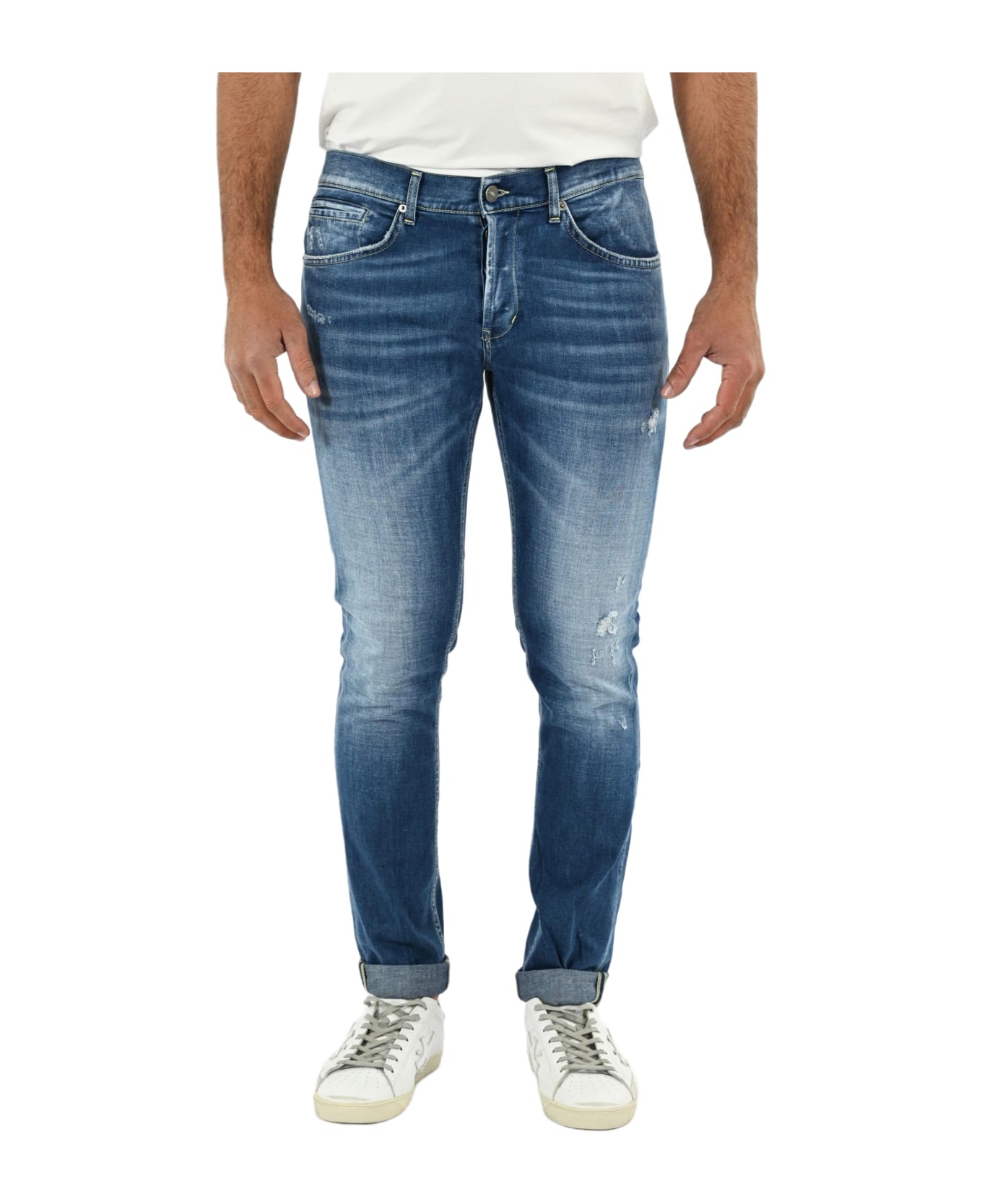 Dondup Skinny George Jeans In Stretch Denim - Denim