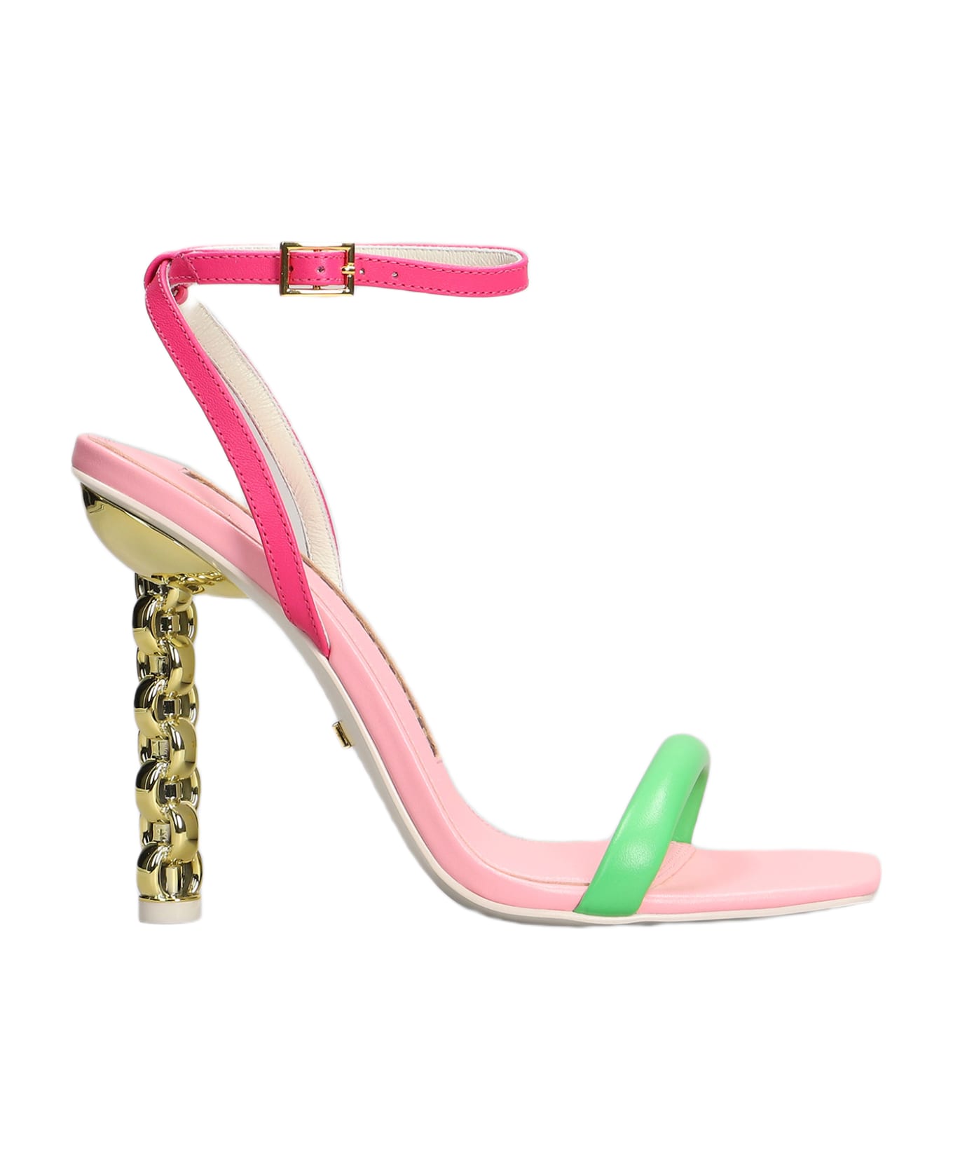 Kat Maconie Esida Sandals In Rose-pink Leather - rose-pink
