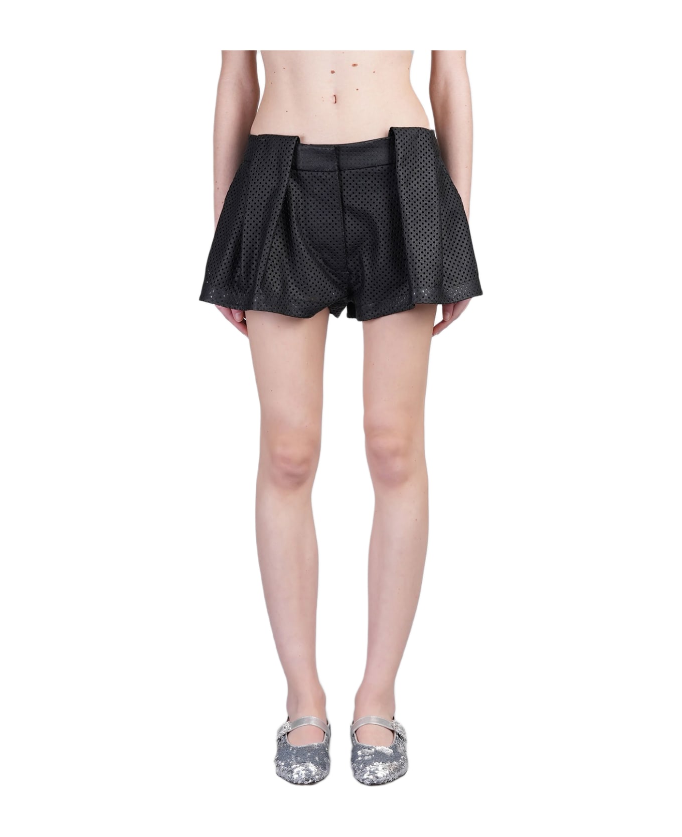 Stella McCartney Shorts In Black Viscose - black
