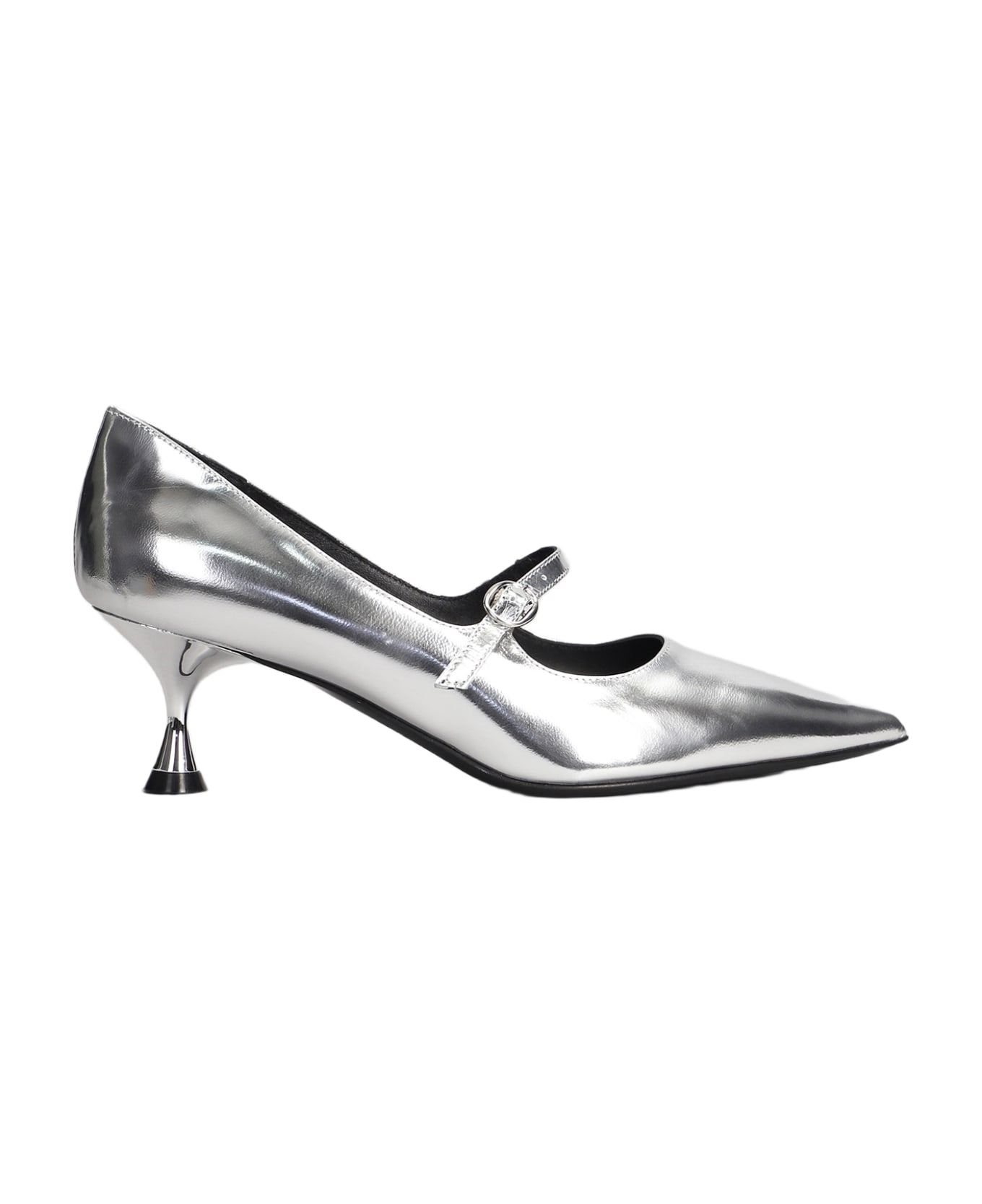 Marc Ellis Pumps In Silver Leather - silver