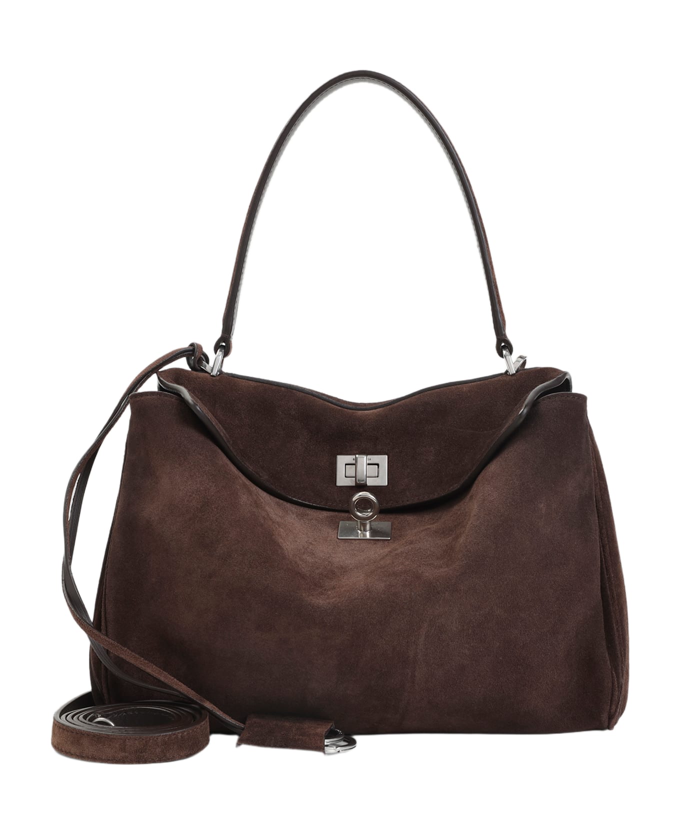 Balenciaga Rodeo Top Handle S Handbag - Light Espresso