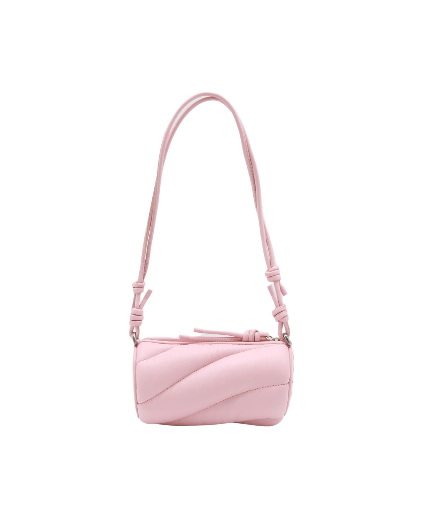 Fiorucci Pink Leather Shoulder Bag - BABY PINK