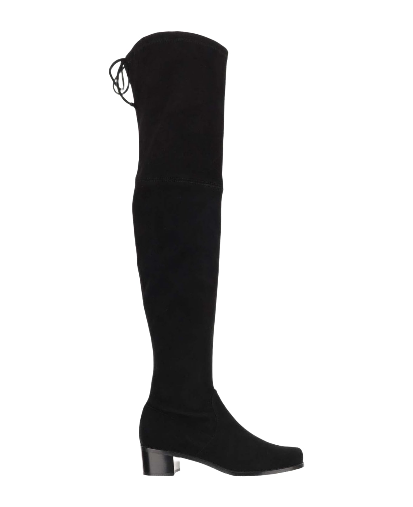 Stuart Weitzman High Boots With Drawstring - Black