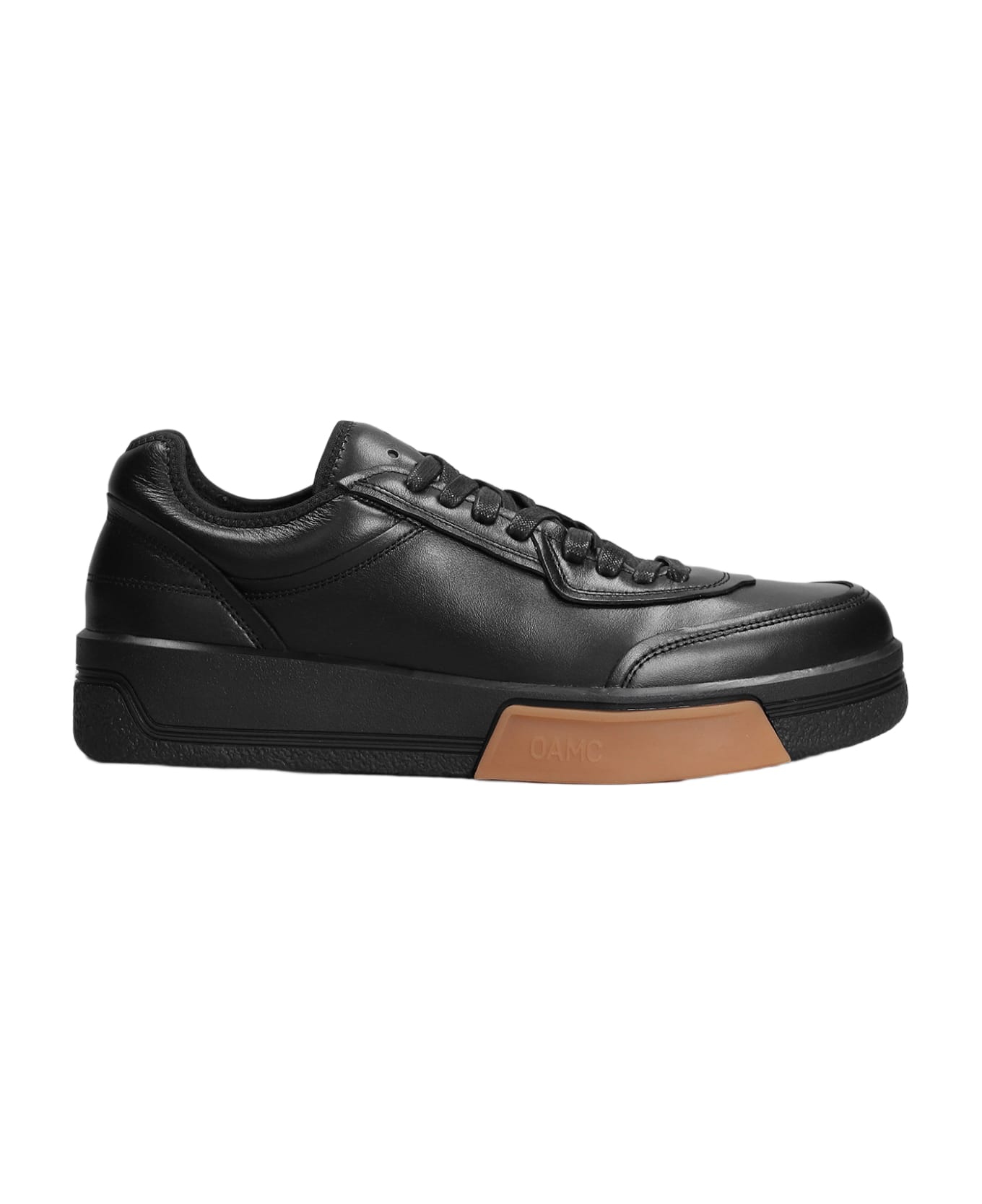 OAMC Cosmos Sneakers In Black Leather スニーカー