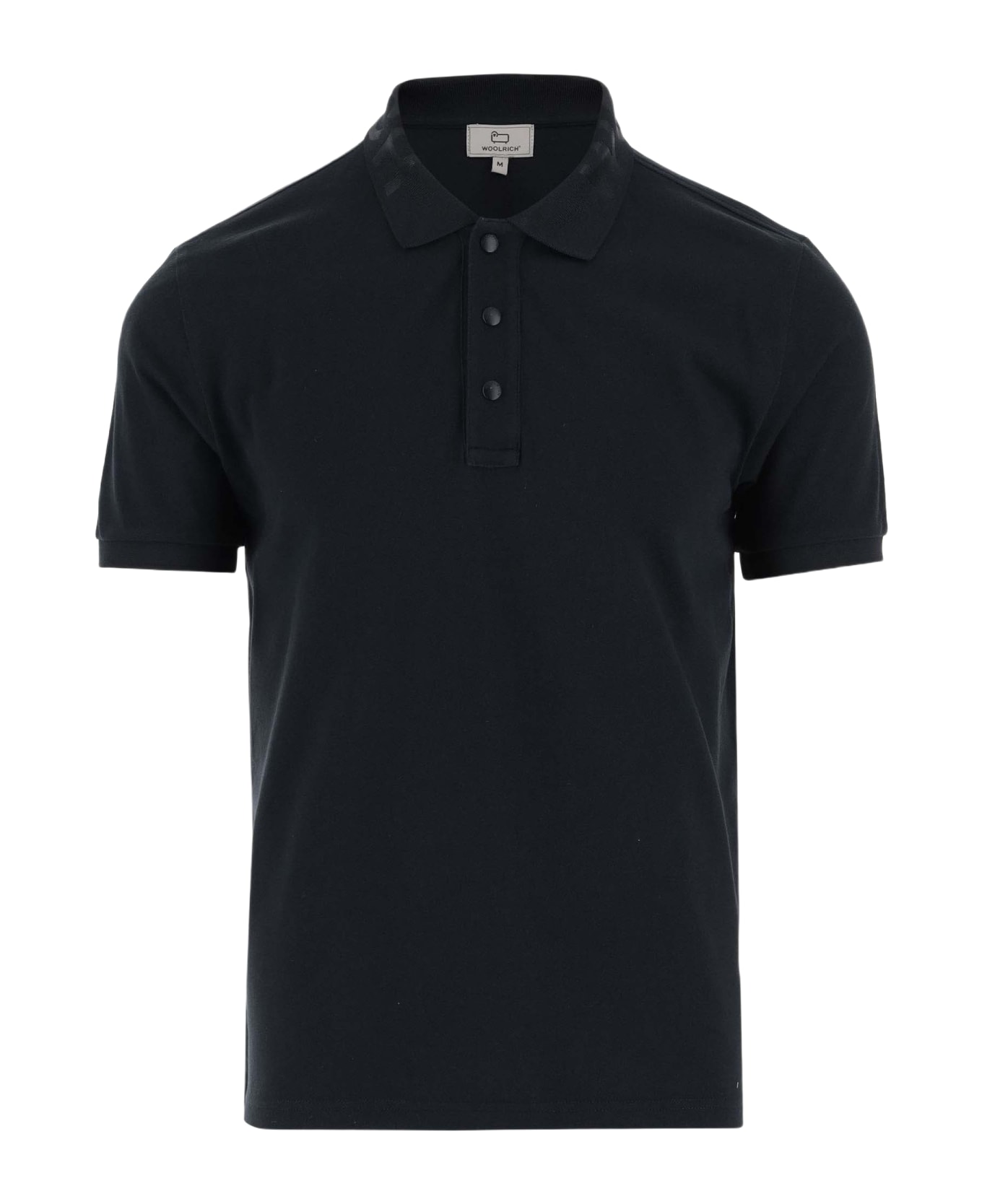 Woolrich Stretch Cotton Polo Shirt - Melton Blue ポロシャツ