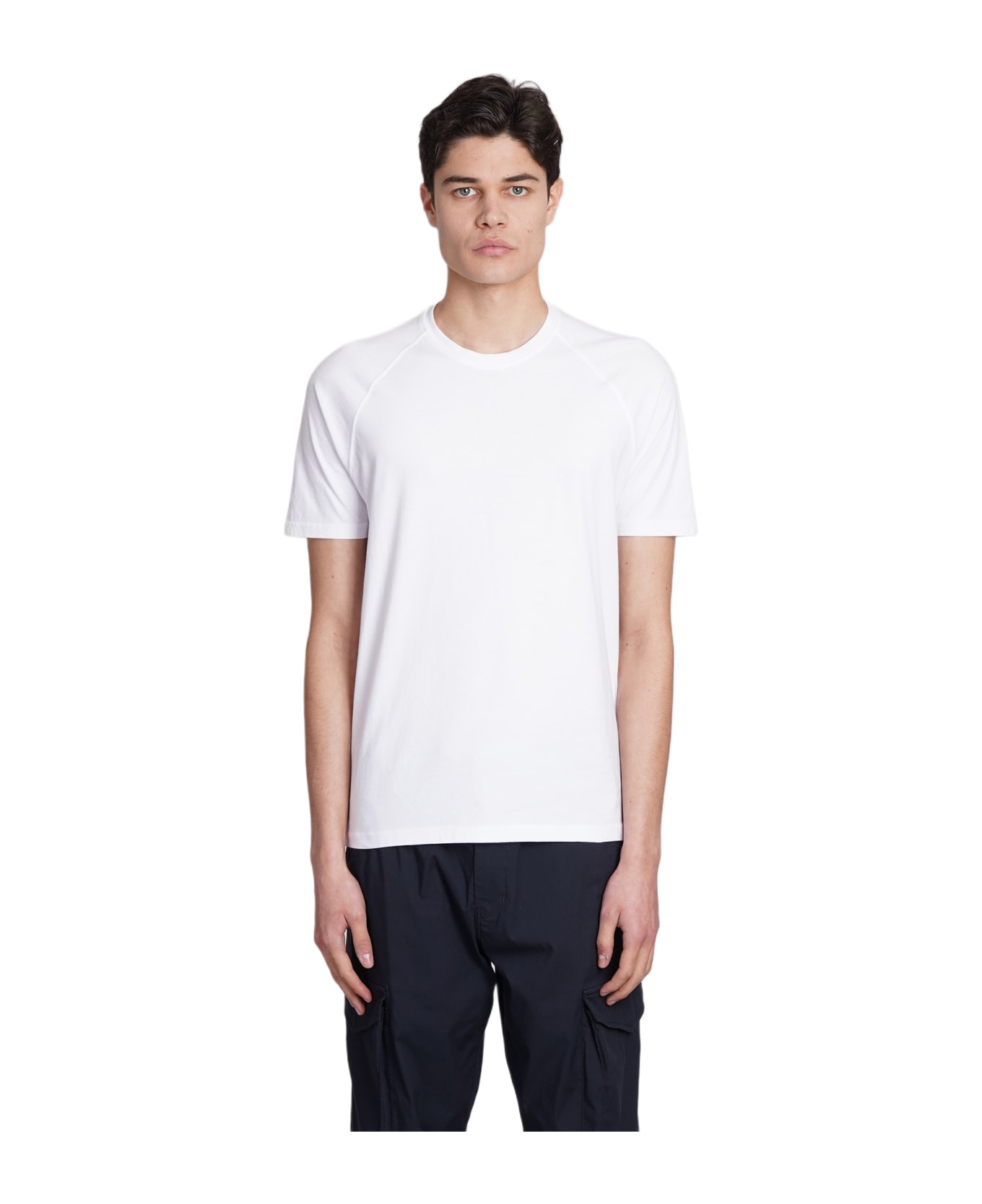 Aspesi T-shirt Ay28 T-shirt In White Cotton - white