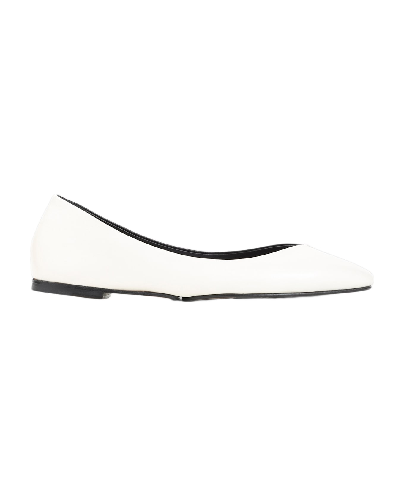 Jacquemus Ovalo Ballerinas - Fh Black White