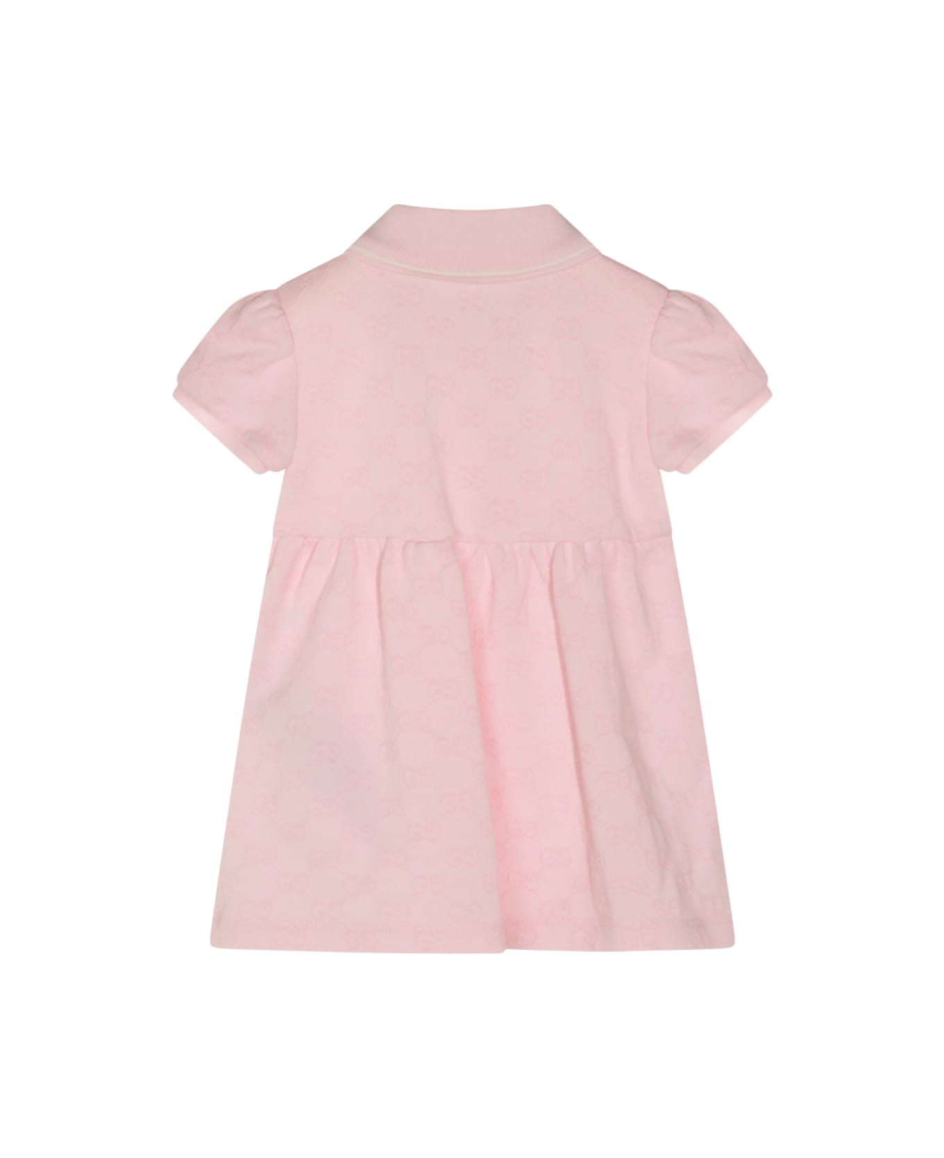 Gucci Pink Cotton Dress - BABY PINK