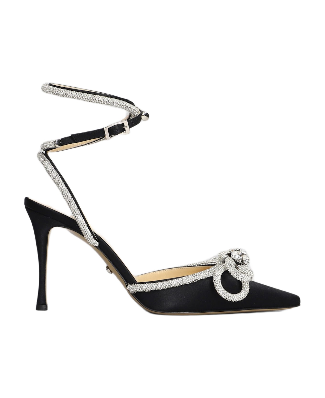 Mach 
Mach Pumps In Black Satin - black