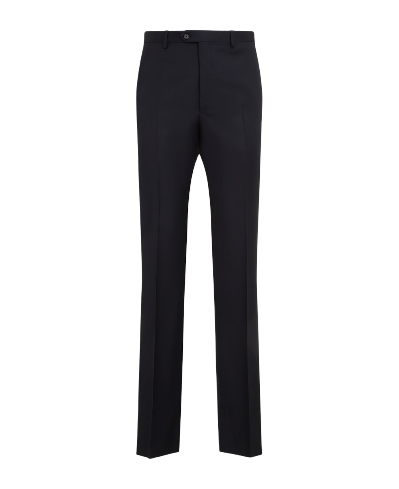 Lanvin Fitted Tailored Trousers - Navy Blue