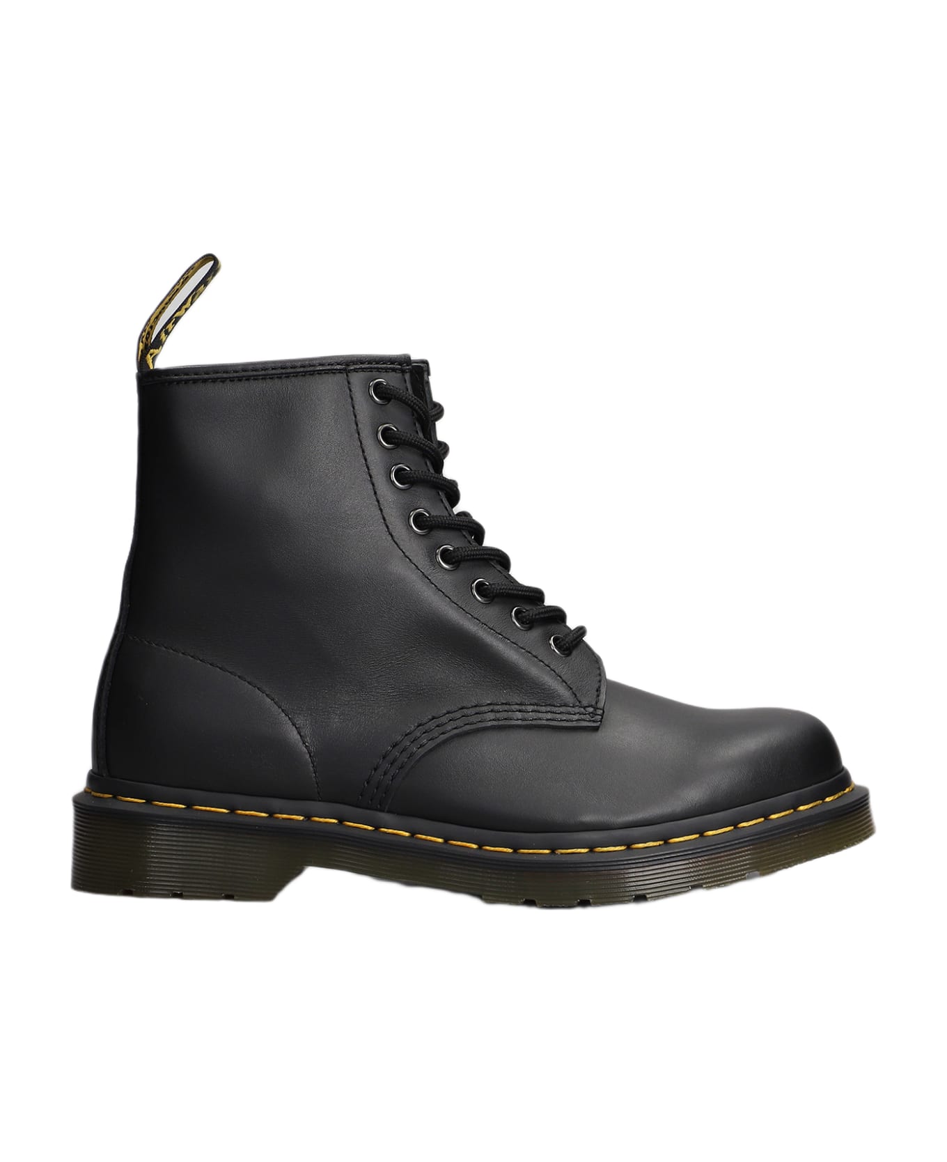 Dr. Martens 1460 Combat Boots In Black Leather